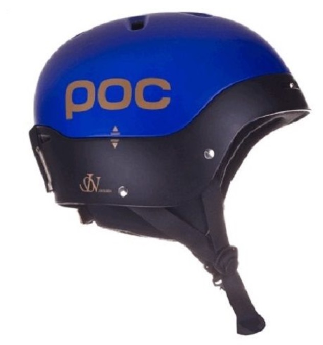 Lyžařská helma POC - Frontal, Jon Ollson Edition, modrá/černá (S-M)