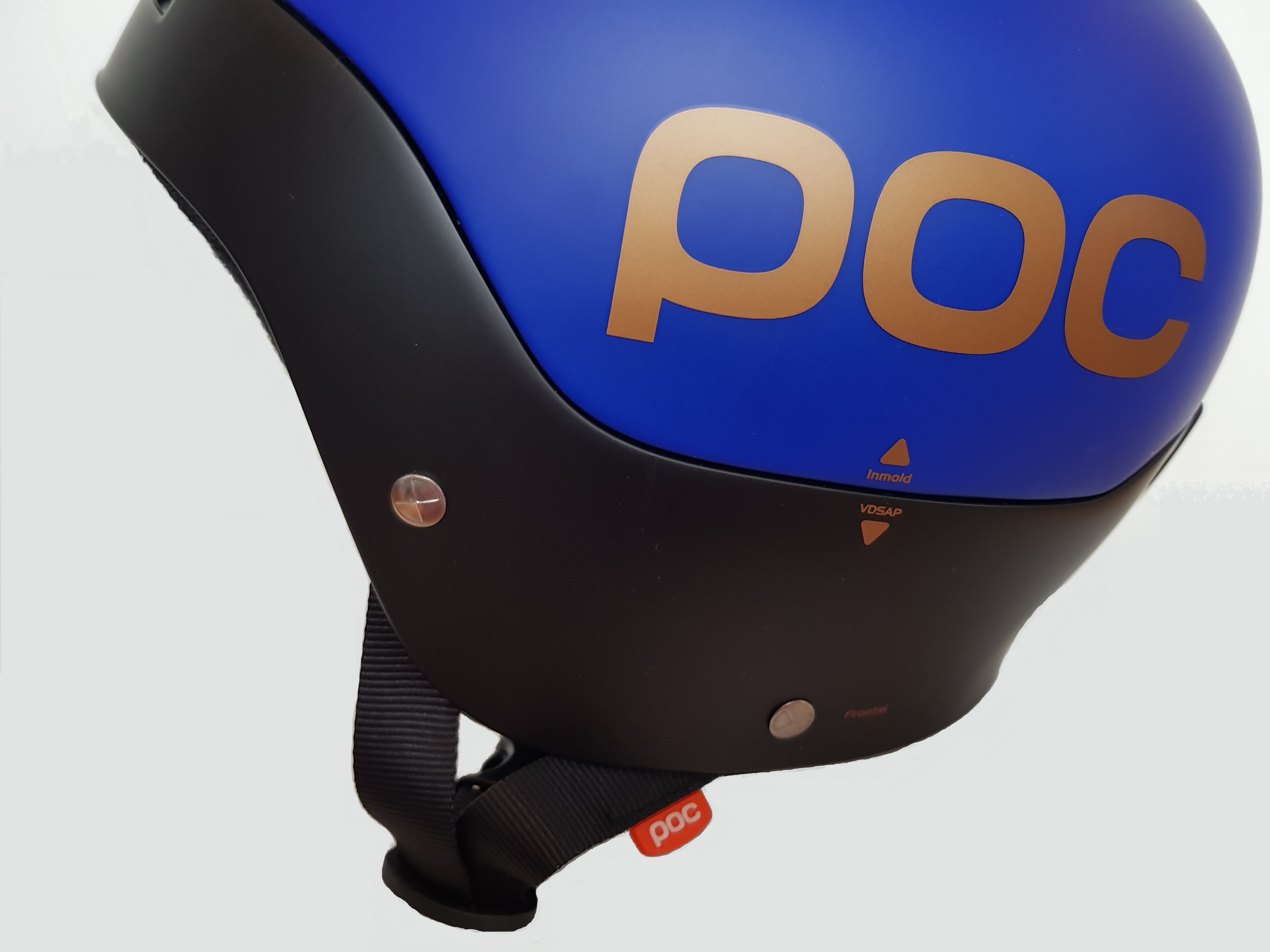 Lyžařská helma POC - Frontal, Jon Ollson Edition, modrá/černá (S-M)