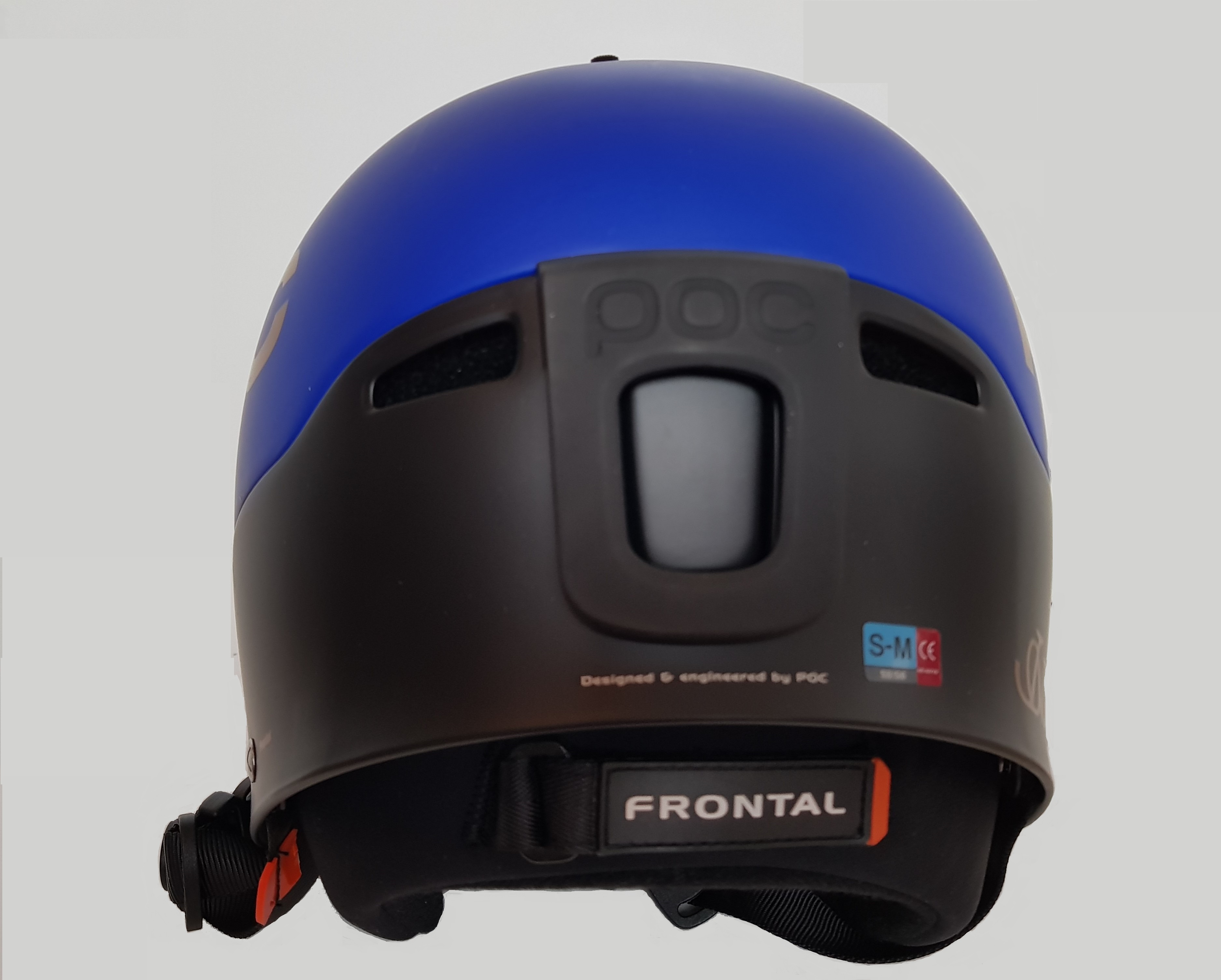 Lyžařská helma POC - Frontal, Jon Ollson Edition, modrá/černá (S-M)