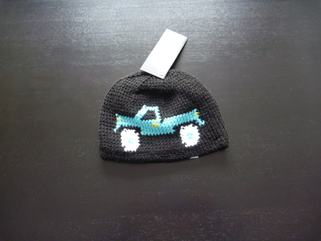 Dětská háčkovaná čepice KASK - Kids Humlan, fialová