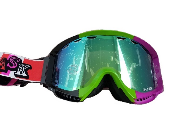 Lyžařské brýle KASK - MASK 3 Multi Circus black/green/pink, multi, VLT Cat 3