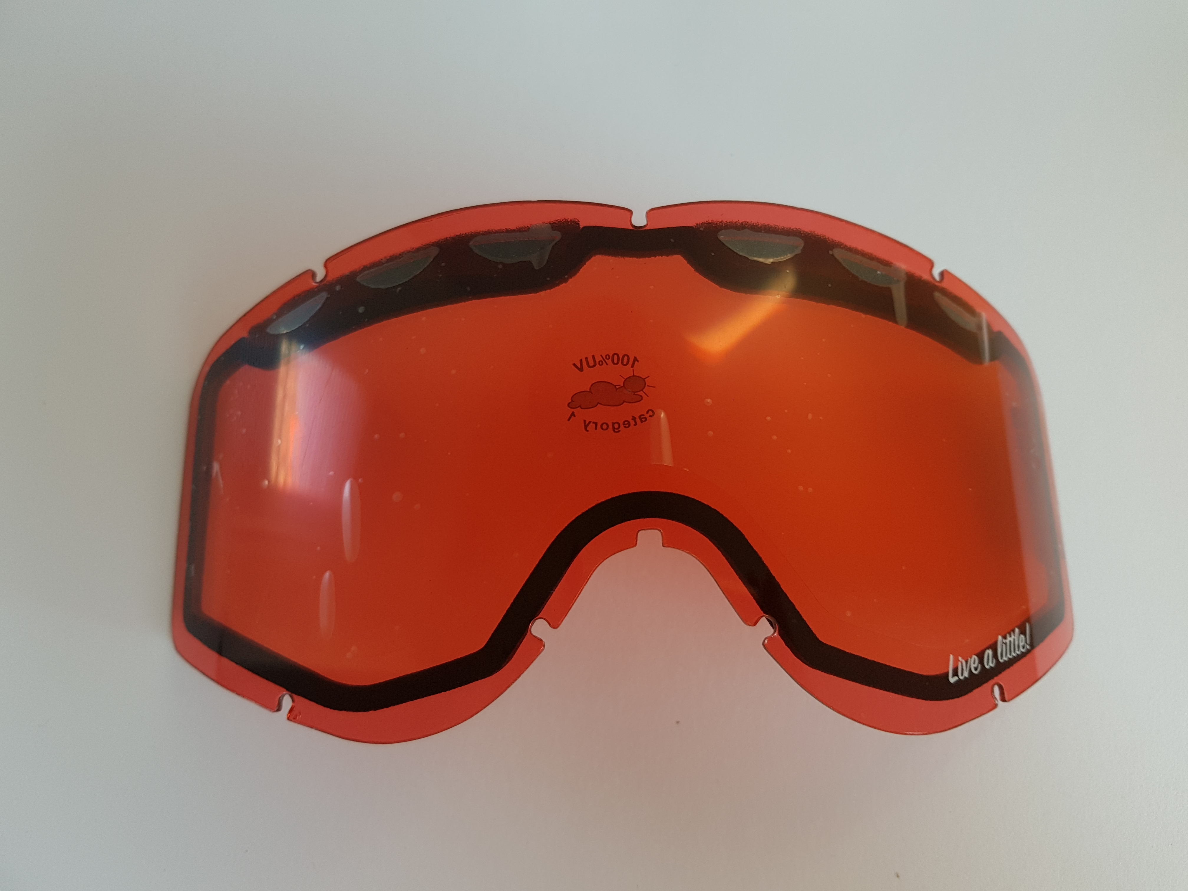 Zorník k lyžařským brýlím KASK - Lens Mask 3 Pink Tinted, VLT Cat 1