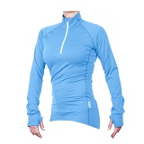 Dámské merino tričko KASK - Womens Polo 200 HOT, modrá