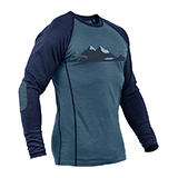 Pánské merino tričko KASK - Mens Crew HOT 160, tmavě modrá