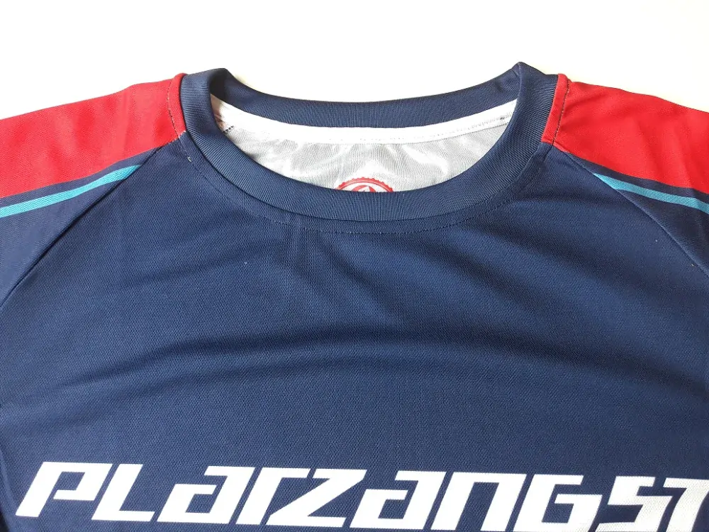 Pánský freeride dres Platzangst - Classic, modrá/červená