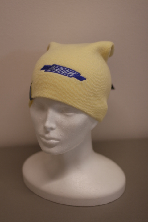 Pletená čepice KASK - Karamell, žlutá