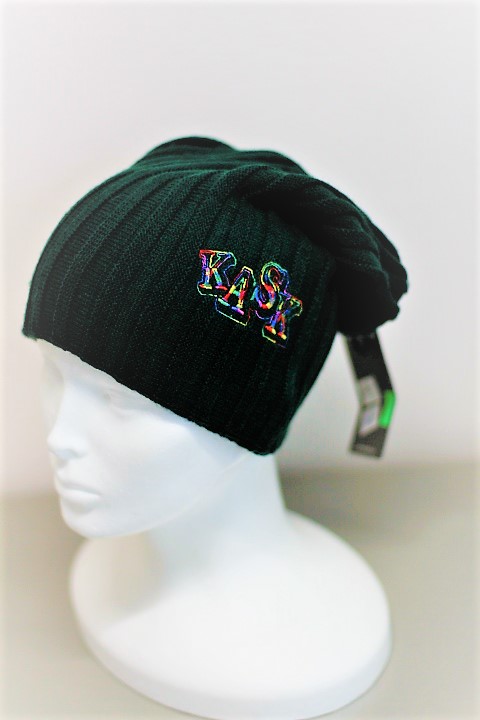 Pletená čepice KASK - Ribb, tmavě zelená