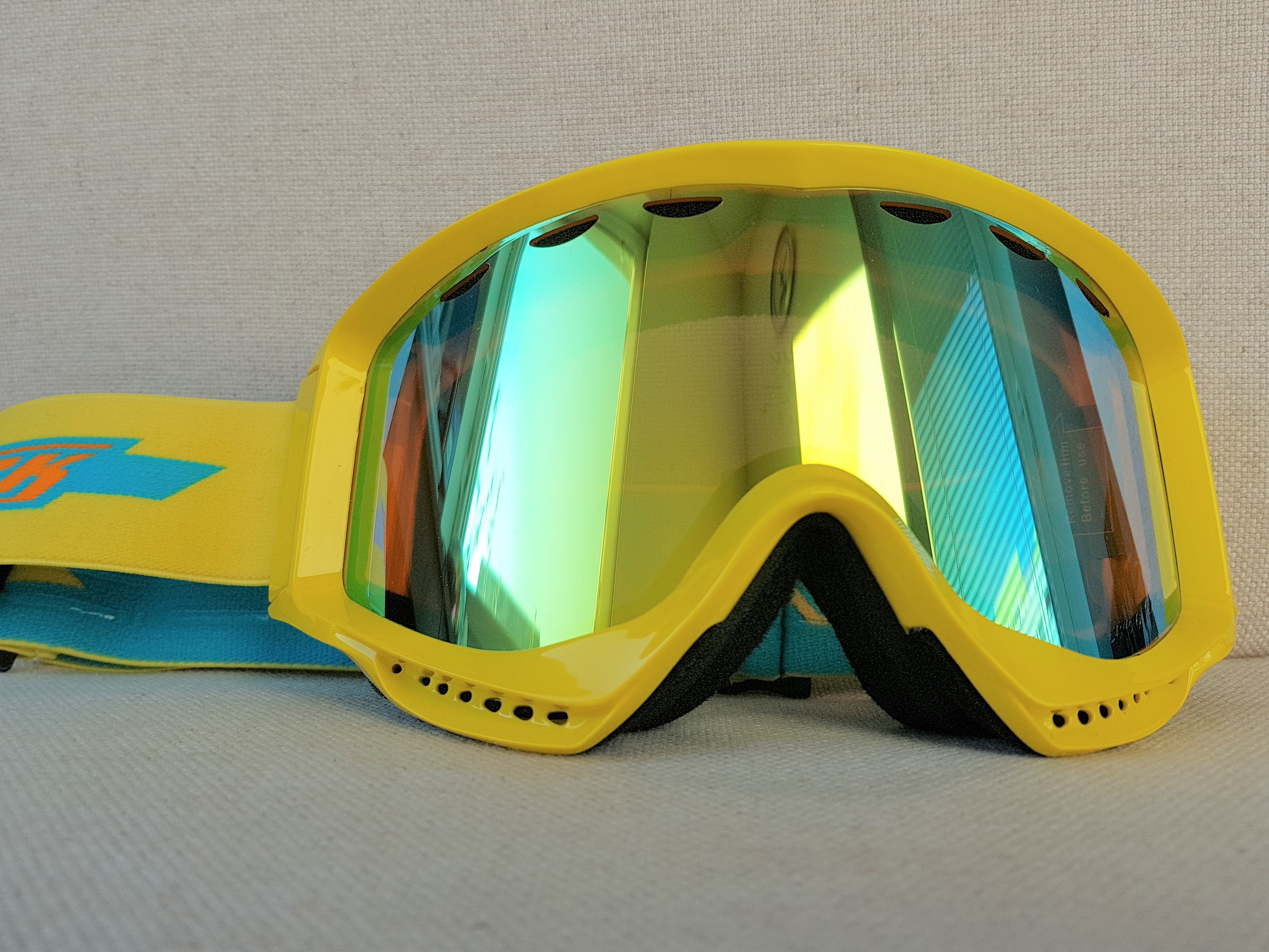 Lyžařské brýle KASK - MASK 3 YELLOW, žlutá, VLT Cat 2