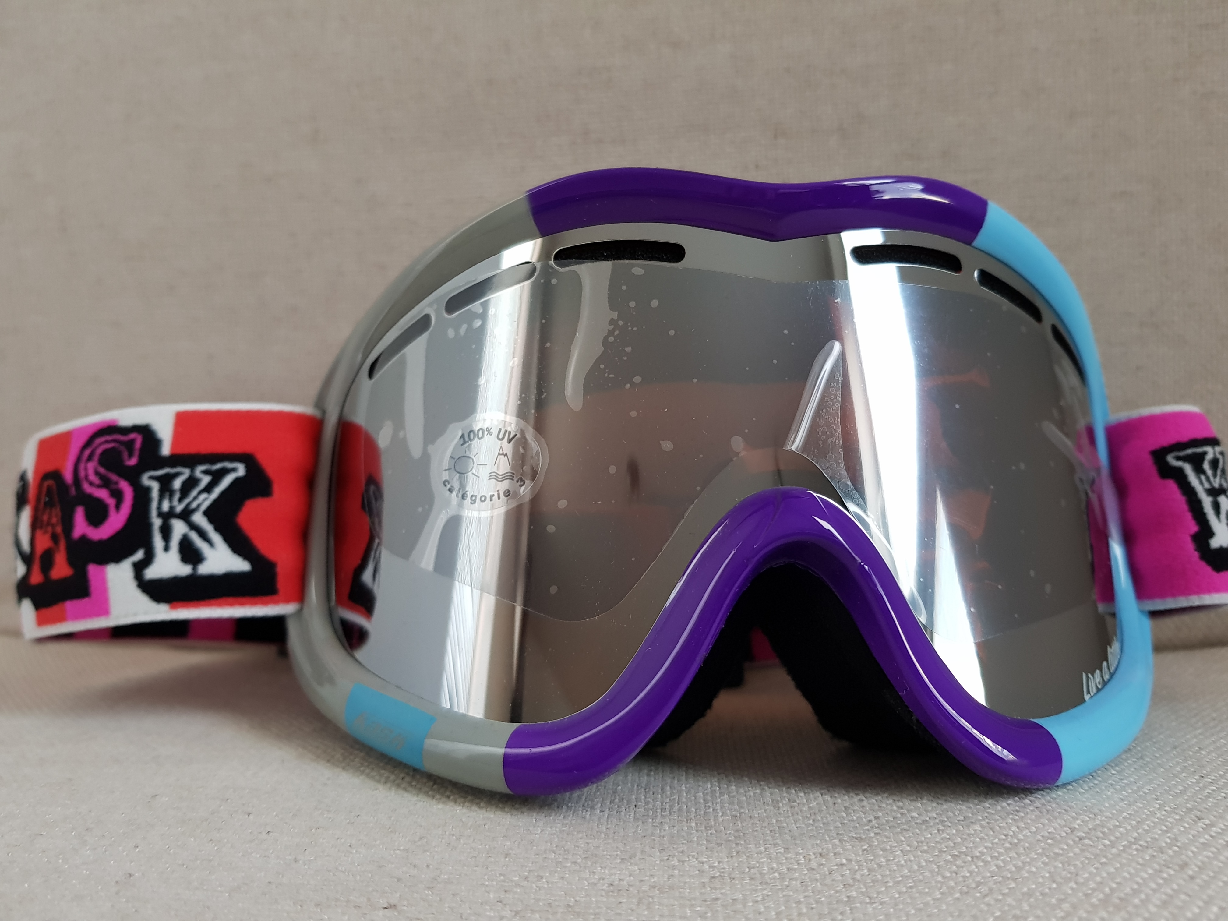 Lyžařské brýle KASK - MASK 2 Multi Cirkus grey/purple/light blue, multi
