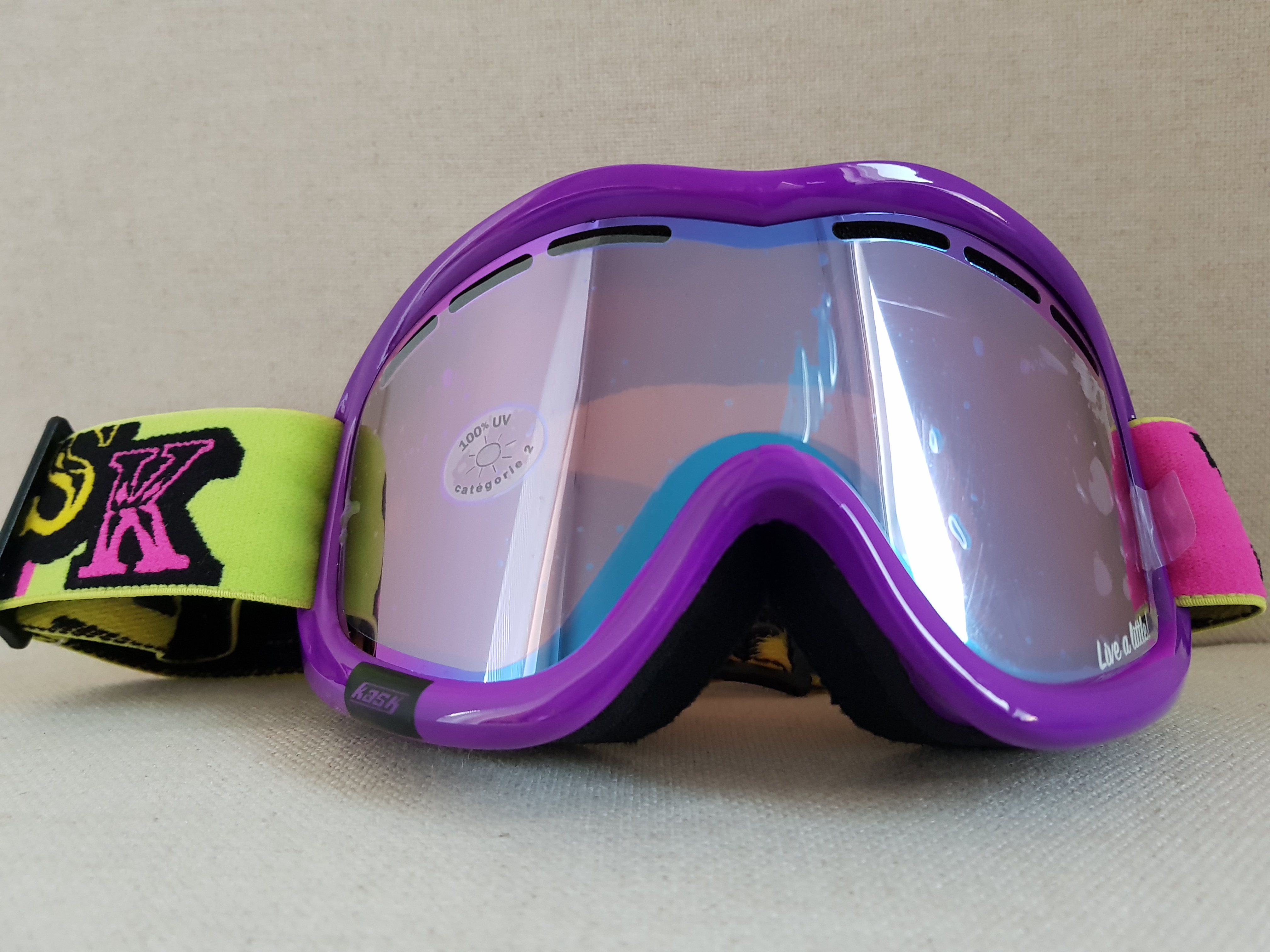 Lyžařské brýle KASK - MASK 2 Multi Circus purple II, VLT Cat 2