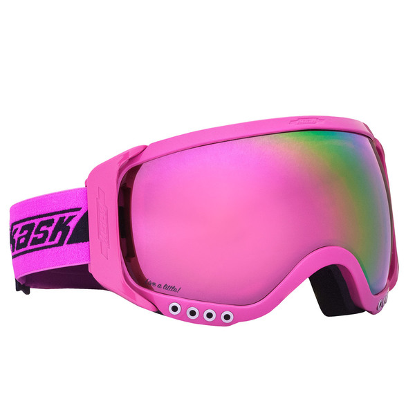 VZOREK Lyžařské brýle KASK - MASK 4 PINK, růžová  VLT Cat 3 (ROZBALENO SKLADEM)