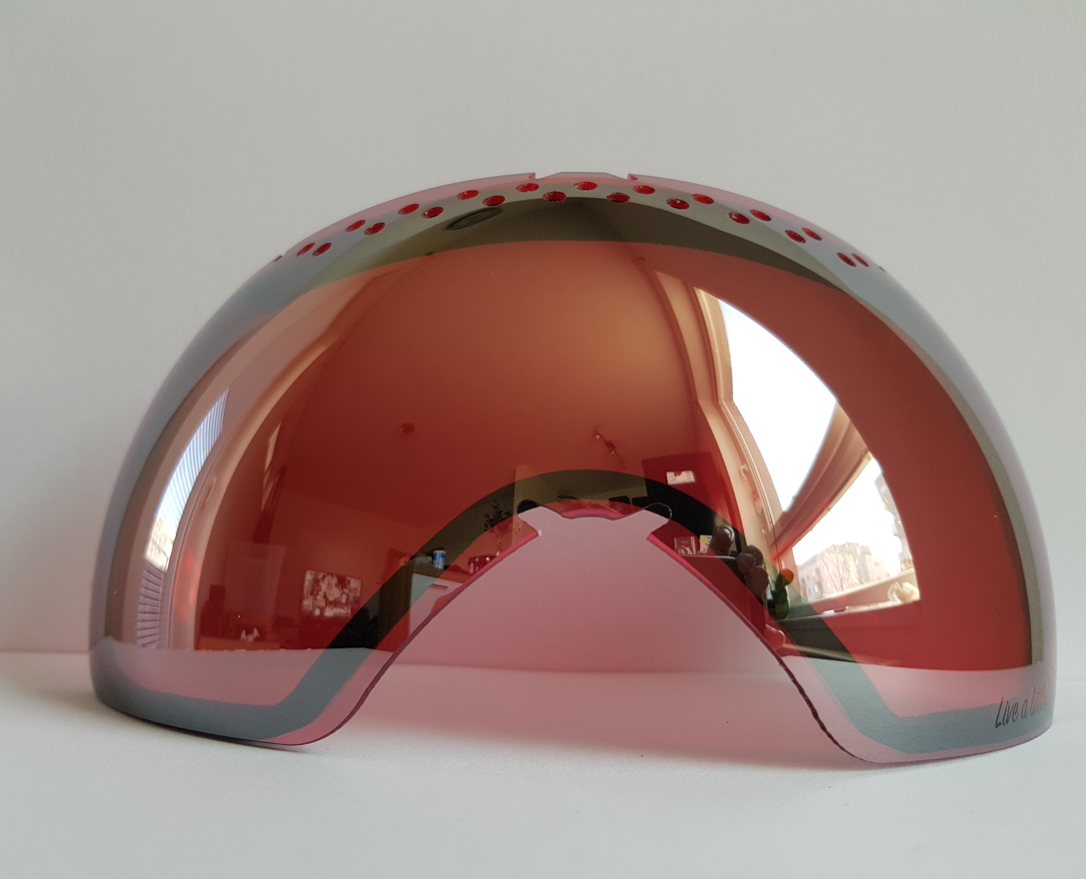 Zorník k lyžařským brýlím KASK - Lens Mask 4 Silver Mirror, Rose, VLT Cat 3