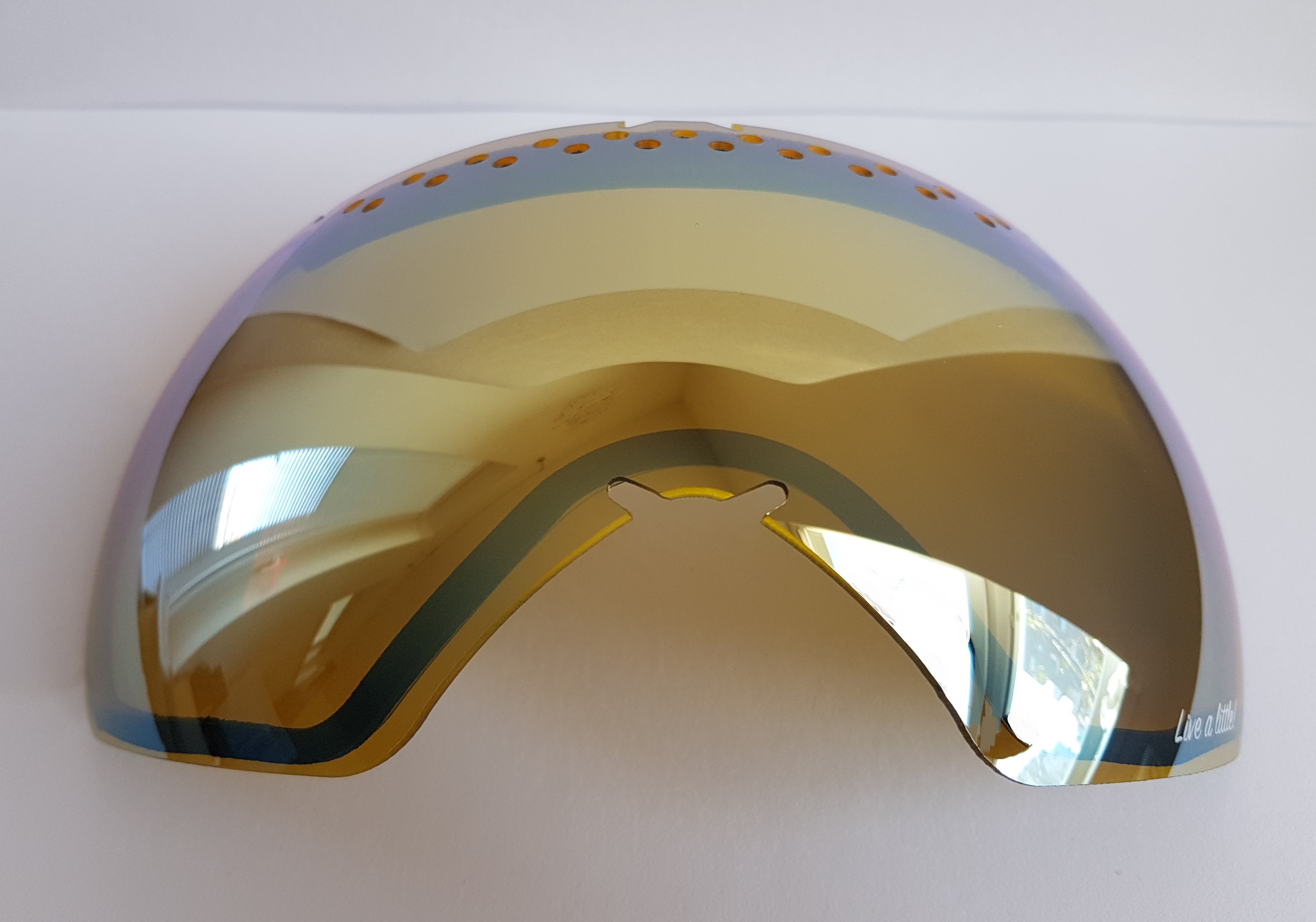 Zorník k lyžařským brýlím KASK - Lens Mask 4 Yellow, Gold Base, VLT Cat 3