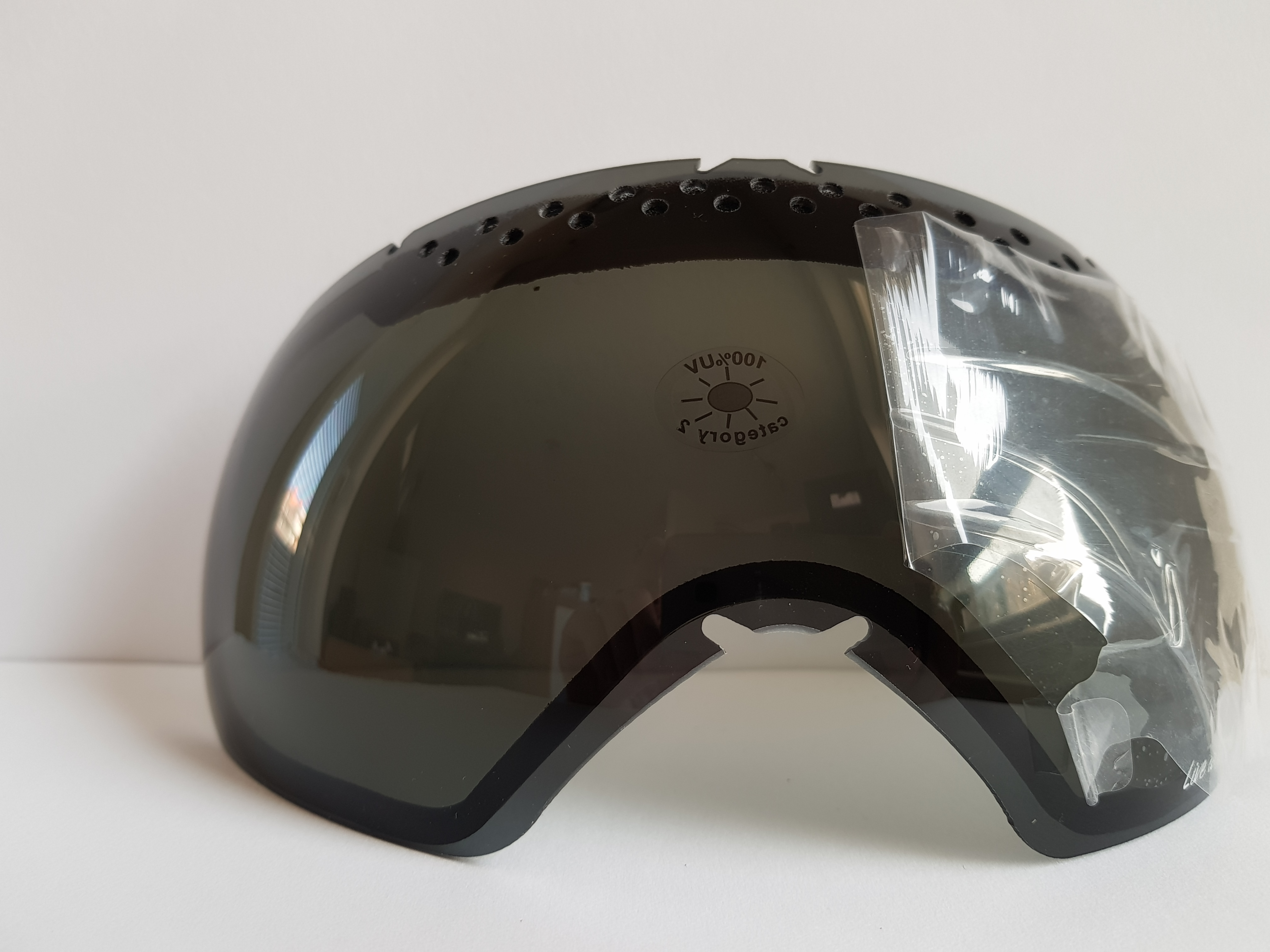 Zorník k lyžařským brýlím KASK - Lens Mask 4 Black Tinted VLT Cat 2