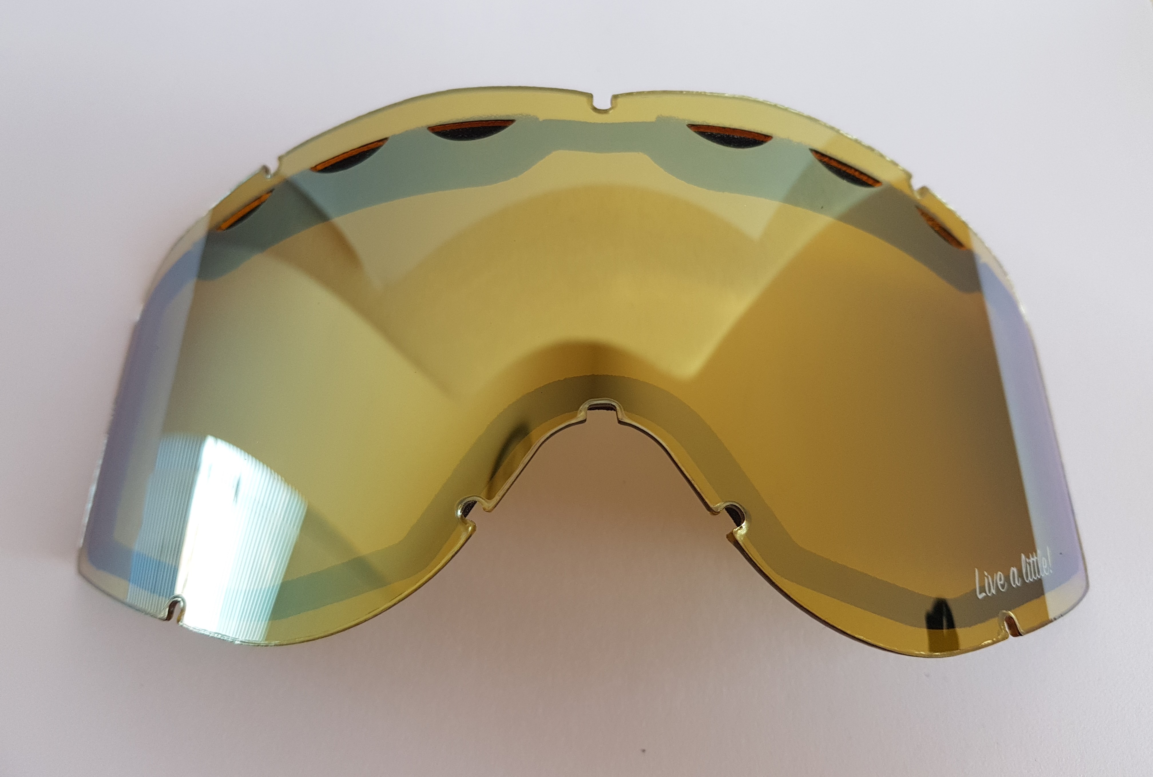 Zorník k lyžařským brýlím KASK - Lens Mask 3 Gold Mirror, VLT Cat 2