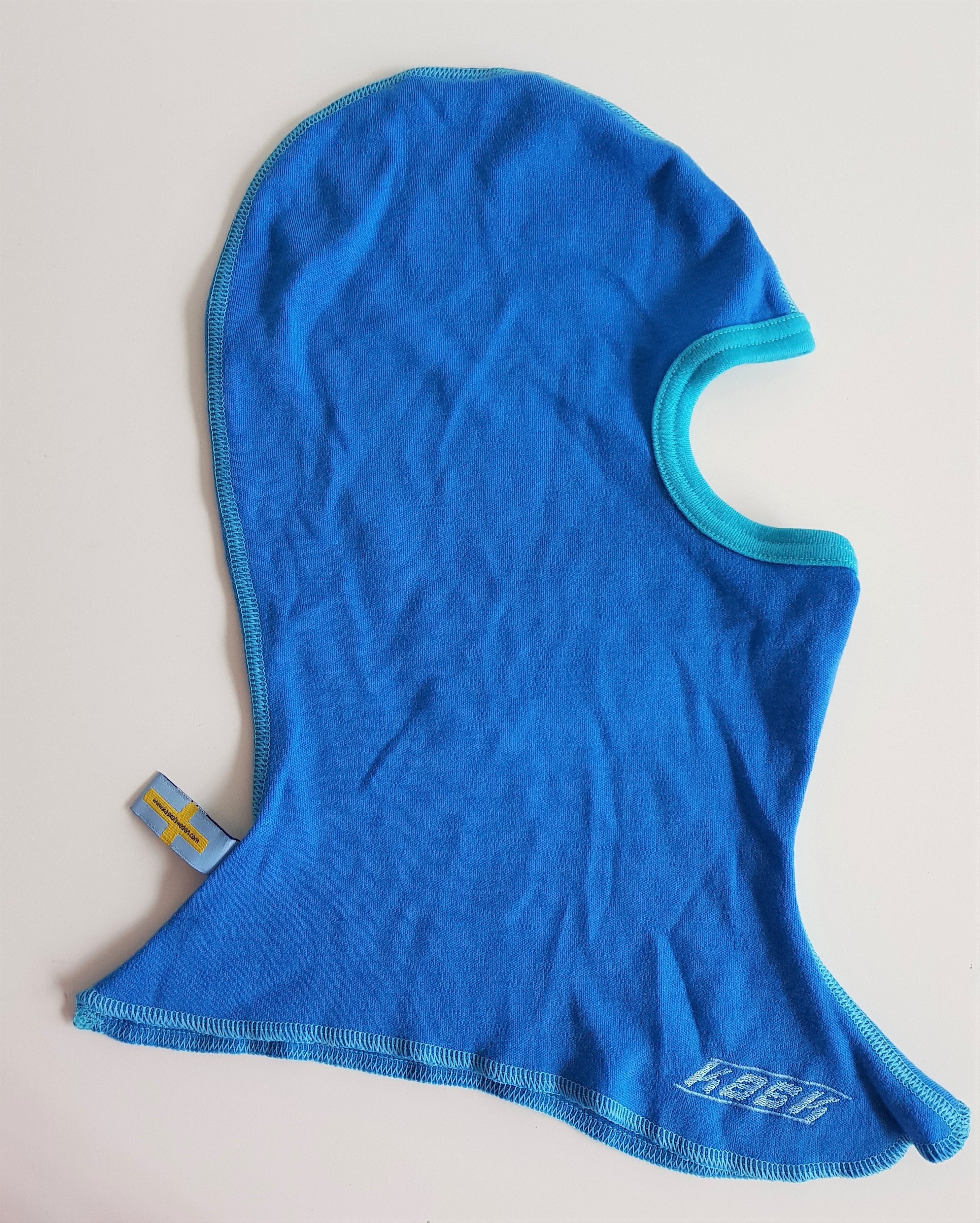 Merino kukla KASK - Balaclava 300 ,modrá