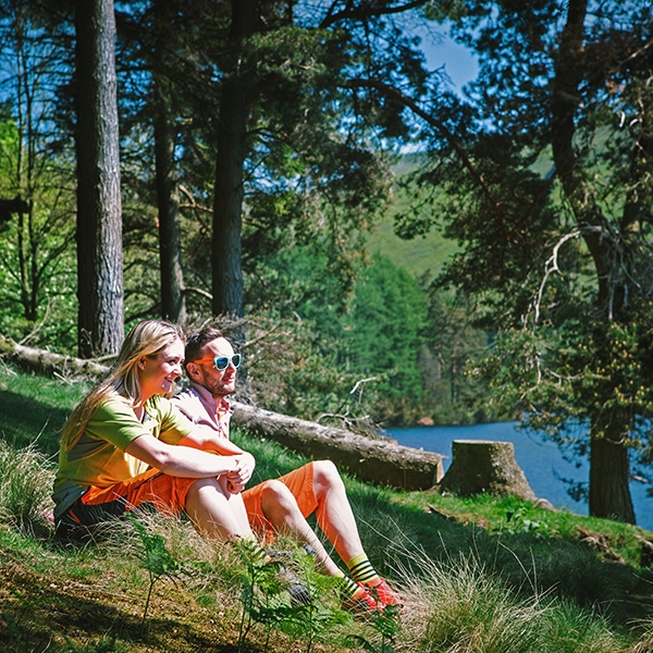 Merino ponožky Polaris - Challenge Socks, oranžová