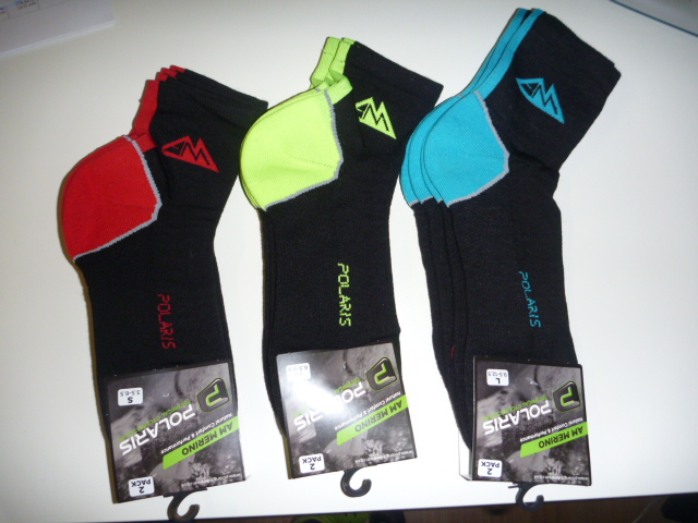 Merino ponožky Polaris - AM Merino Socks 2 pack, Cyan (modrá)