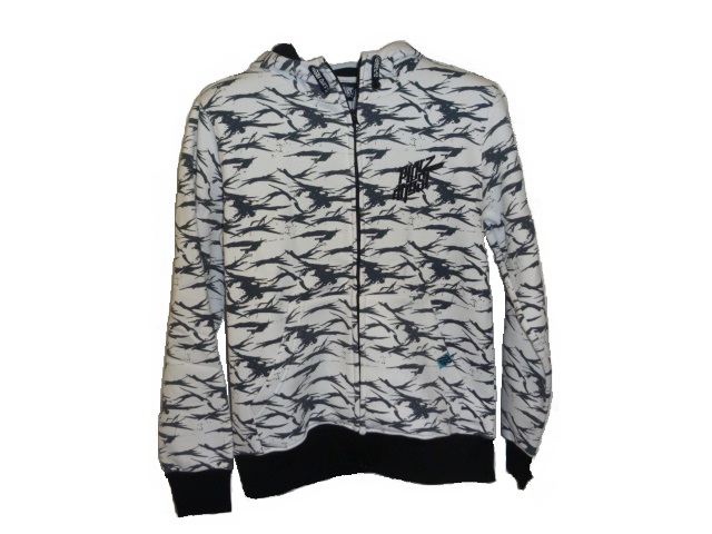 Pánská mikina Platzangst - CLAW, bílá/černá