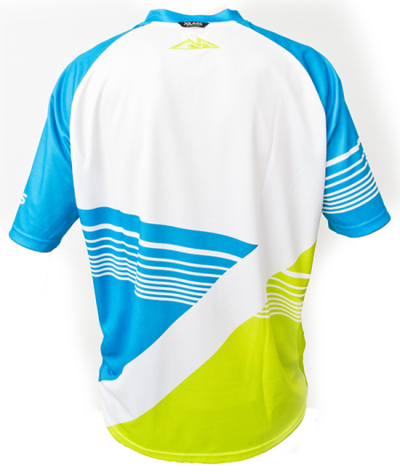 Pánský freeride dres Polaris - AM Gravity, Cyan/Lime