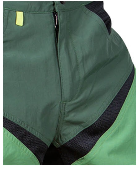 Kraťasy Platzangst - Trailslide, zelená