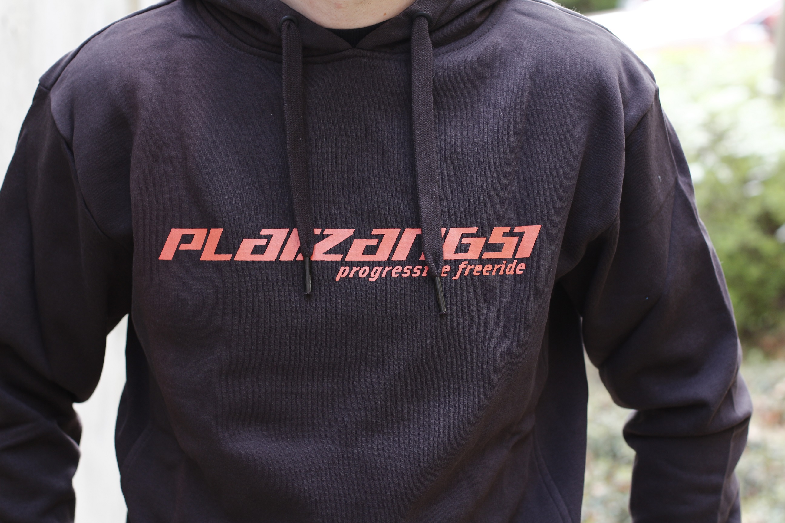 Pánská mikina Platzangst - Logo, hnědá