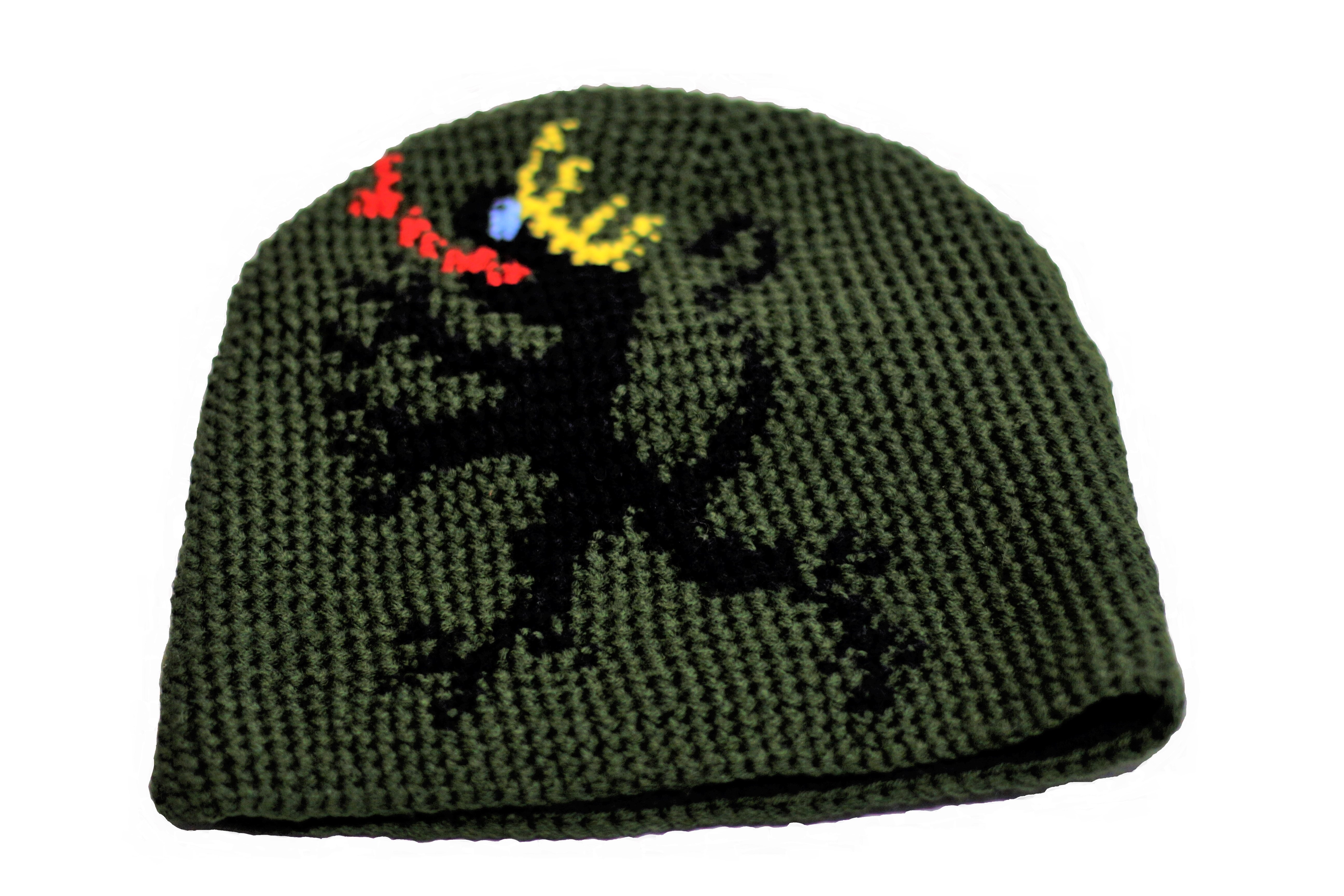 Háčkovaná čepice KASK - Lion Army