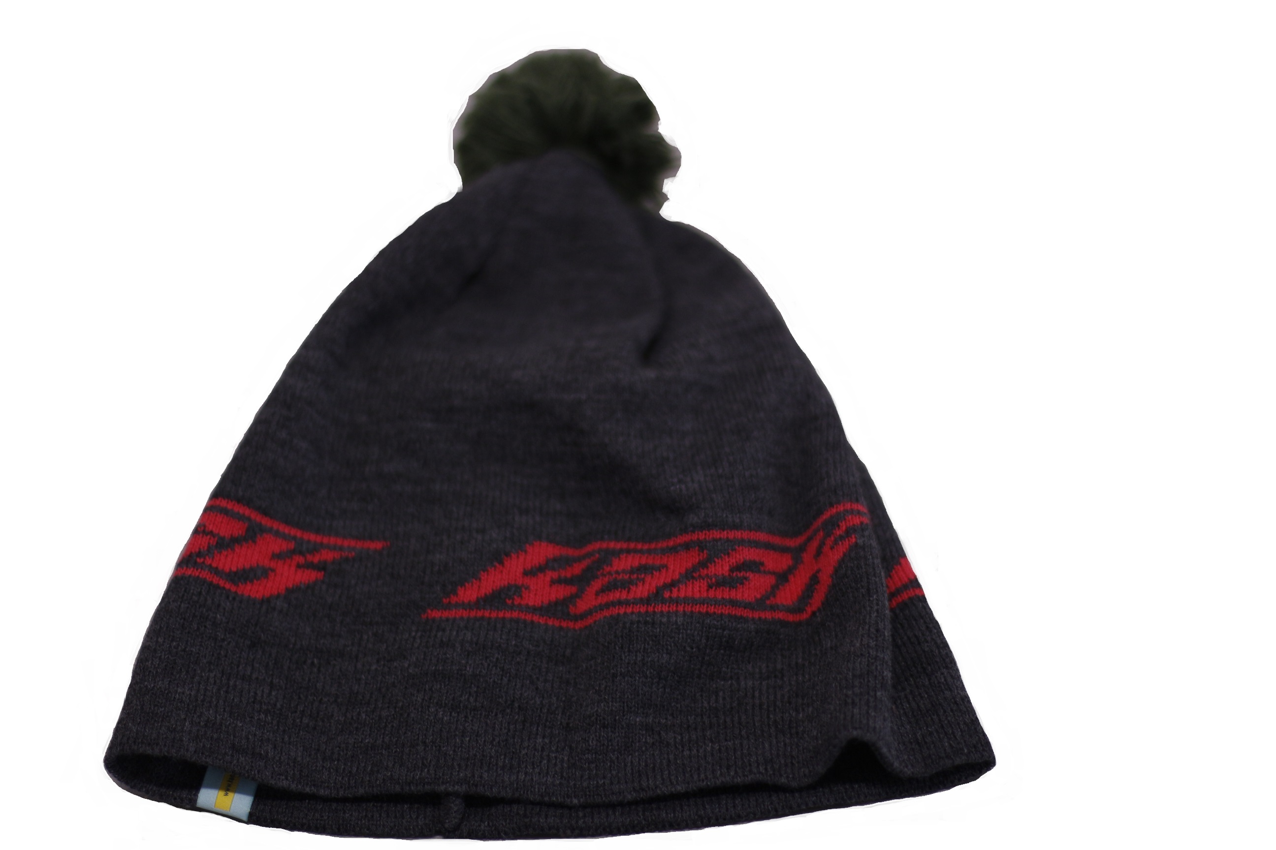 Pletená čepice KASK - Logo Beanie, šedá