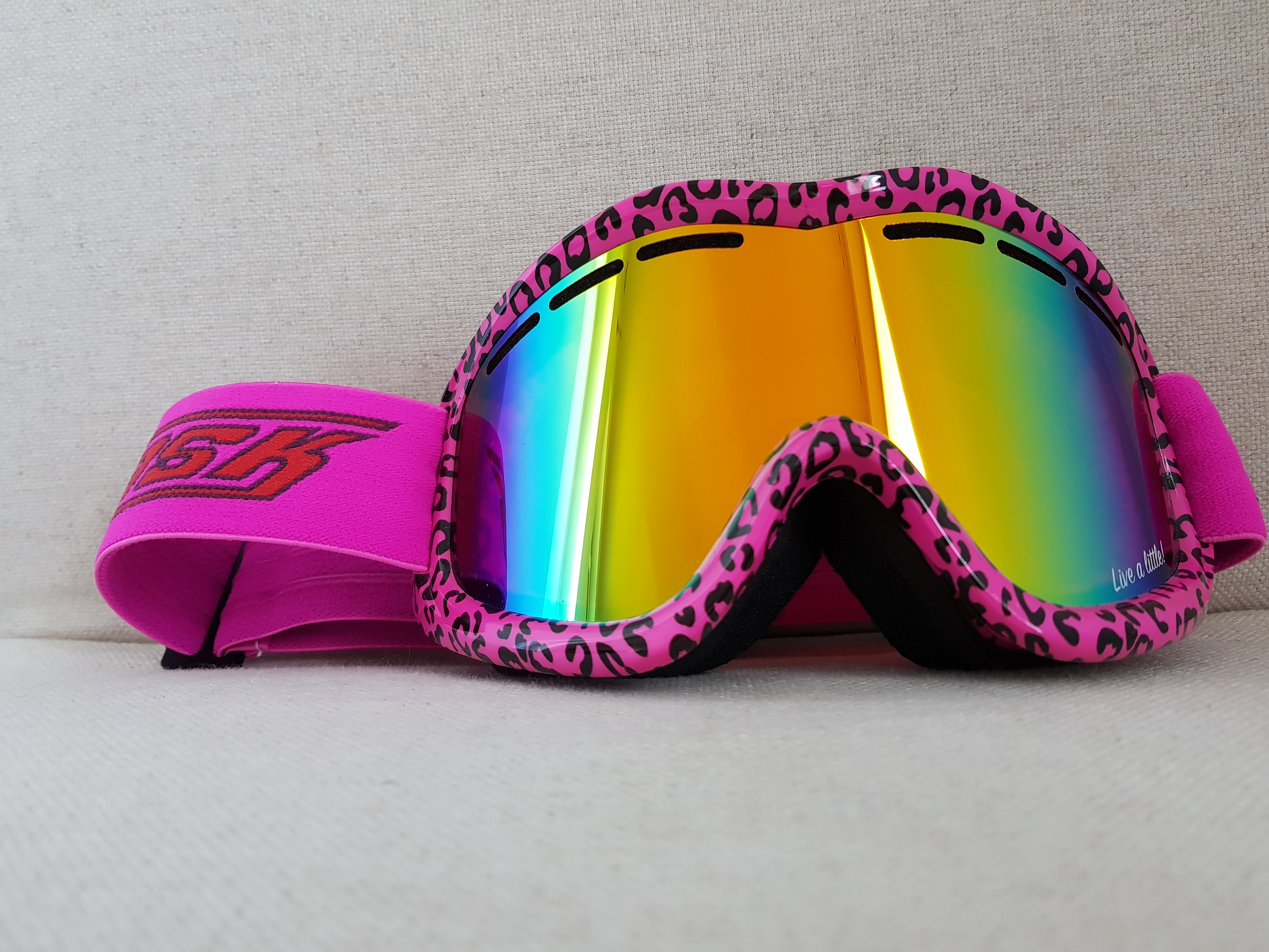 VZOREK Lyžařské brýle KASK - MASK 2 Pink Cougar, růžová VLT Cat 3 (ROZBALENO SKLADEM)