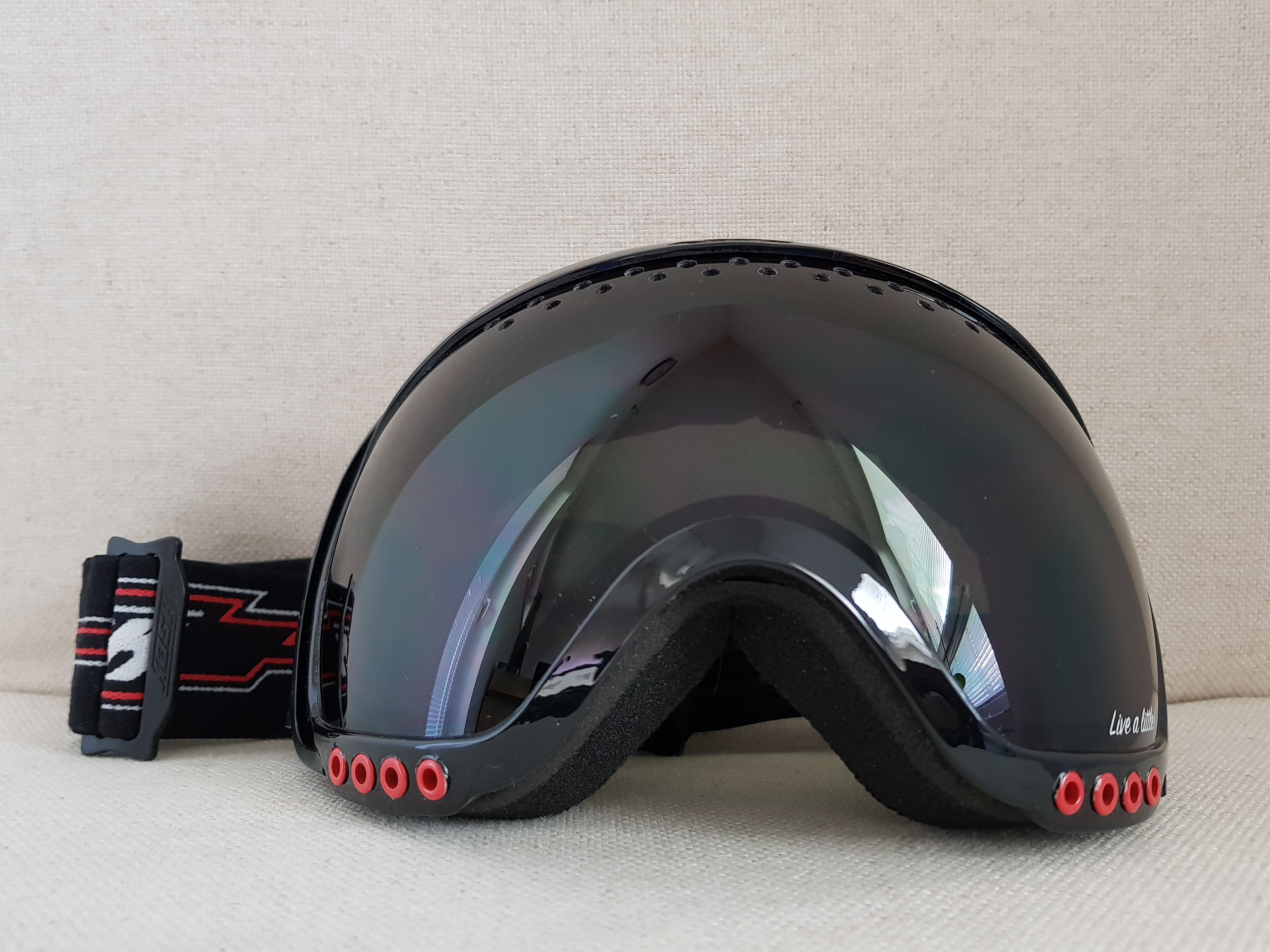 VZOREK Lyžařské brýle KASK - MASK 4 Rodder, černá VLT Cat 3(ROZBALENO SKLADEM)