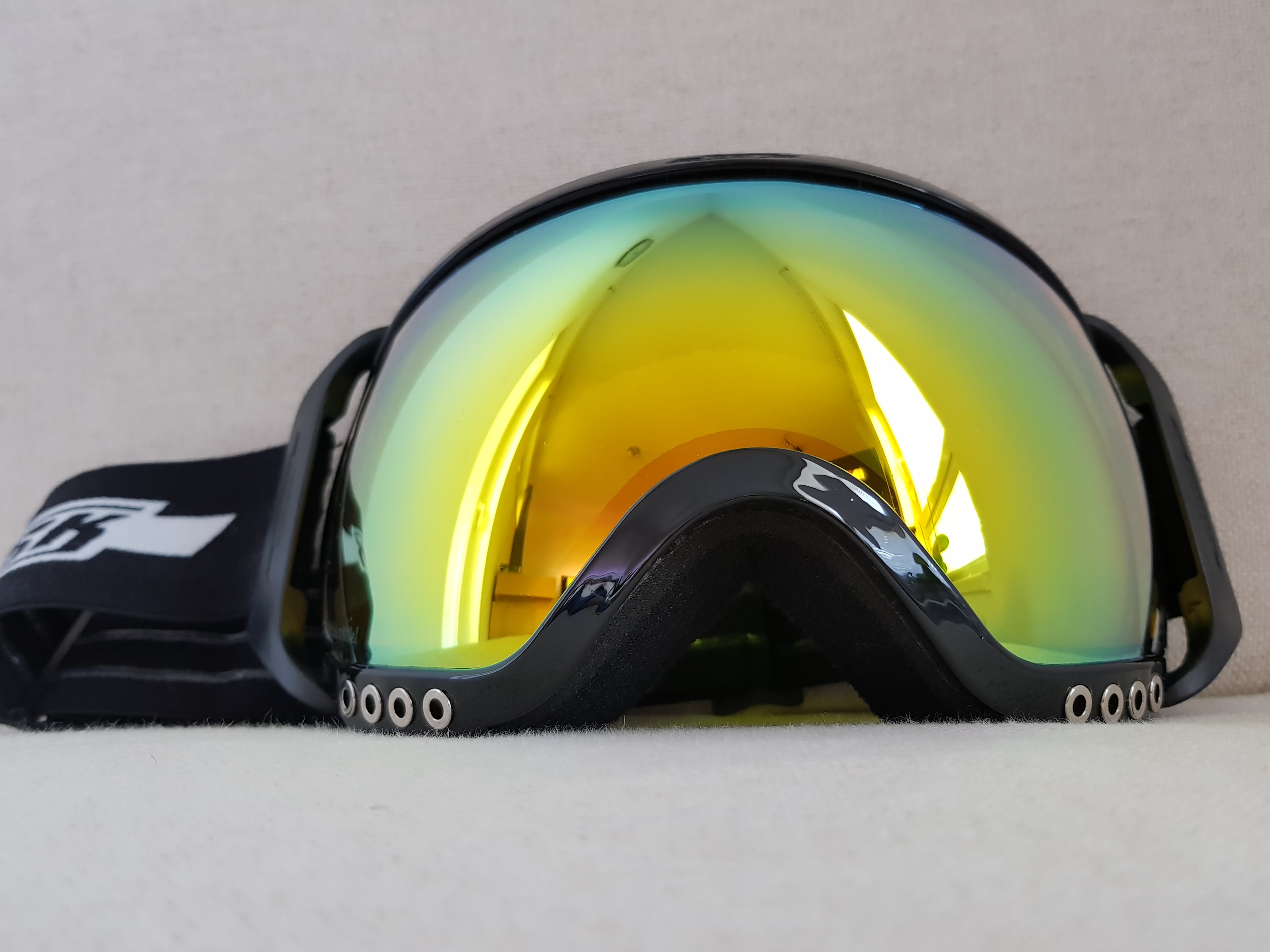 VZOREK Lyžařské brýle KASK - MASK 4 BLACK, černá VLT Cat 2 (ROZBALENO SKLADEM)