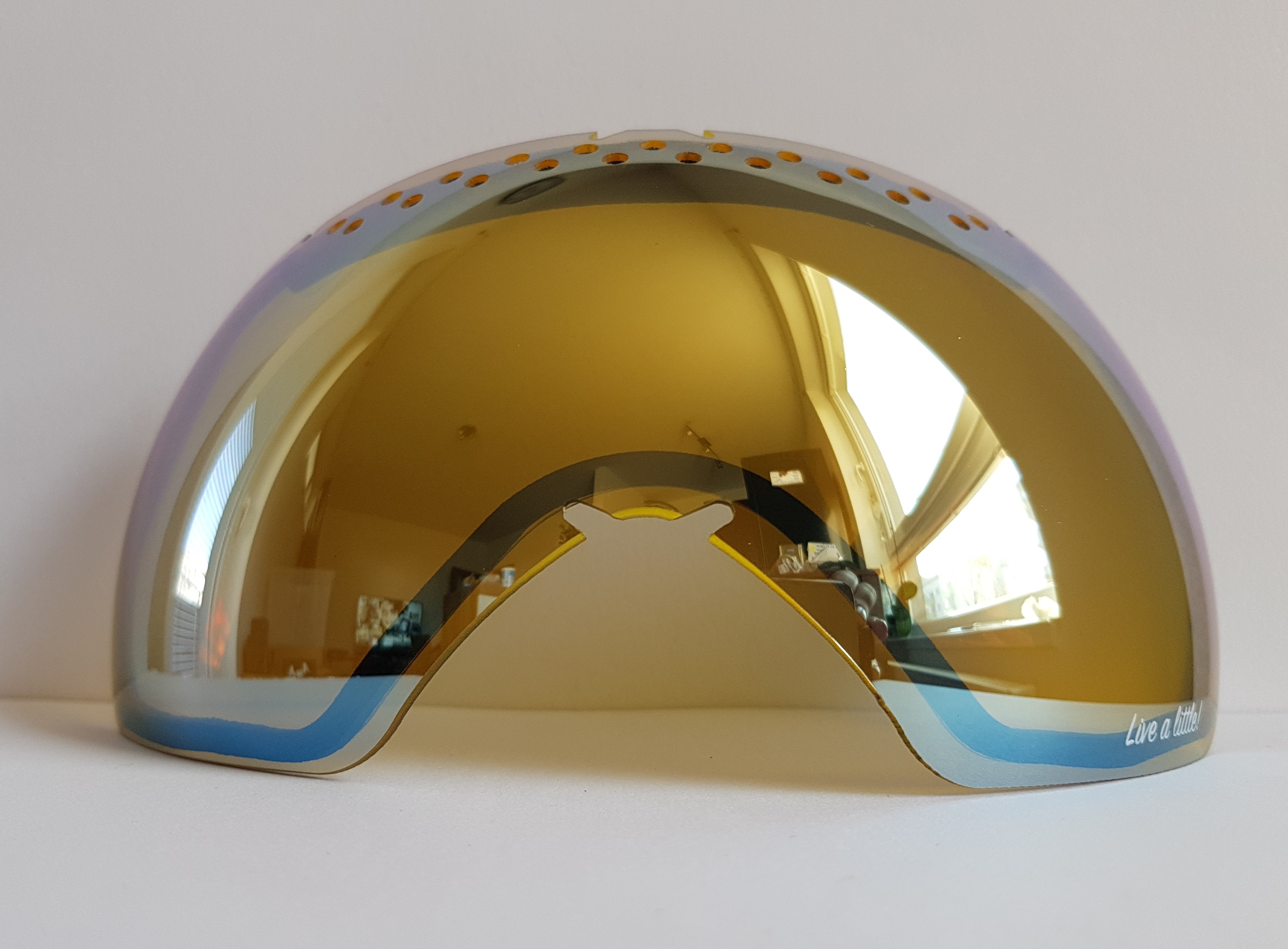 Zorník k lyžařským brýlím KASK - Lens Mask 4 Yellow, Gold Base, VLT Cat 3