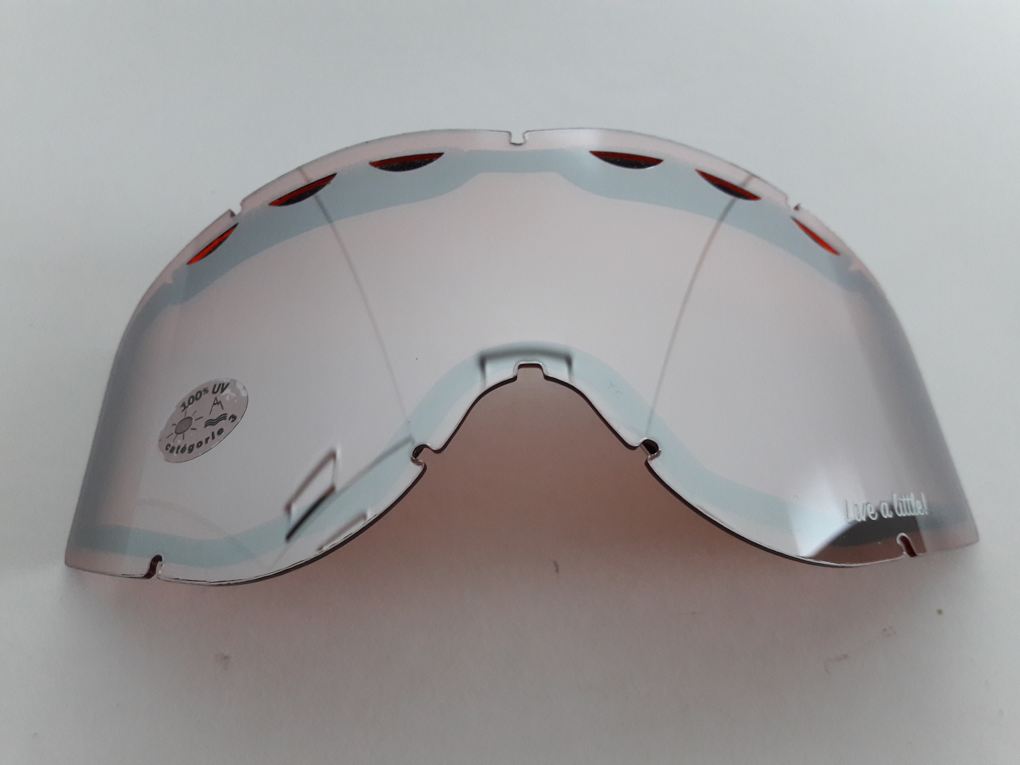 Zorník k lyžařským brýlím KASK - Lens Mask 3 Silver Mirror, pink VLT Cat 3