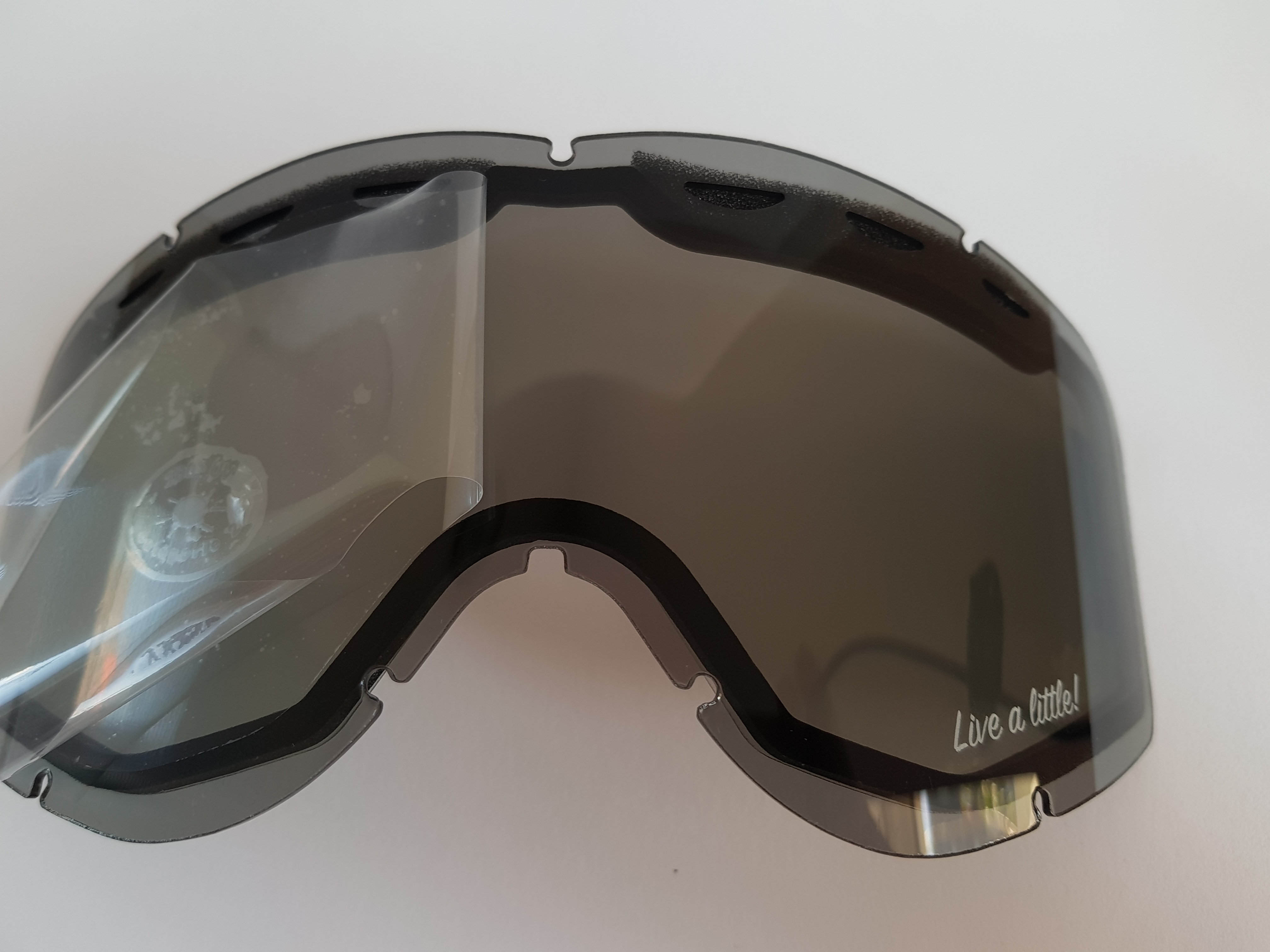 Zorník k lyžařským brýlím KASK - Lens Mask 3 Black Smoke, VLT Cat 2