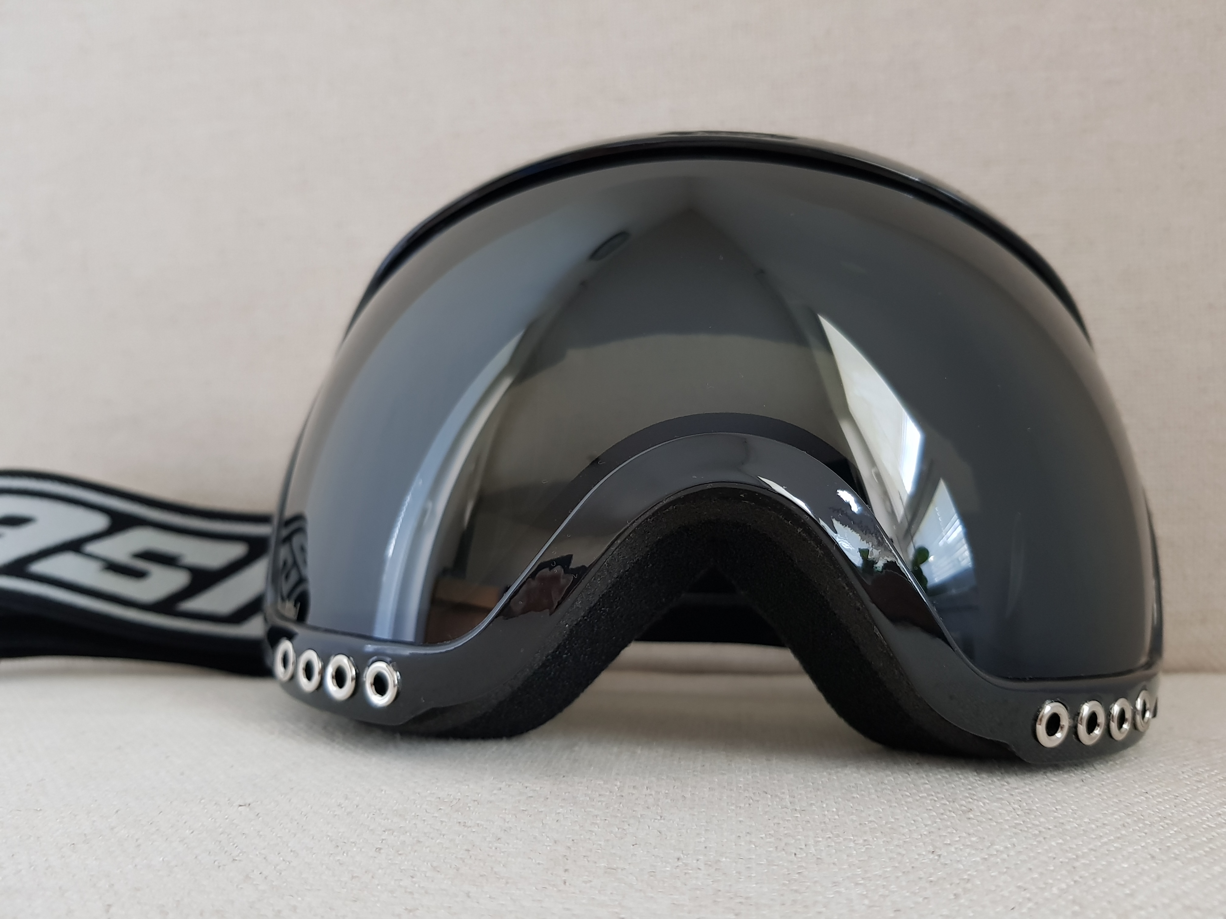 VZOREK Lyžařské brýle KASK - MASK 4 BLACK I, černá VLT Cat 3 (ROZBALENO SKLADEM)