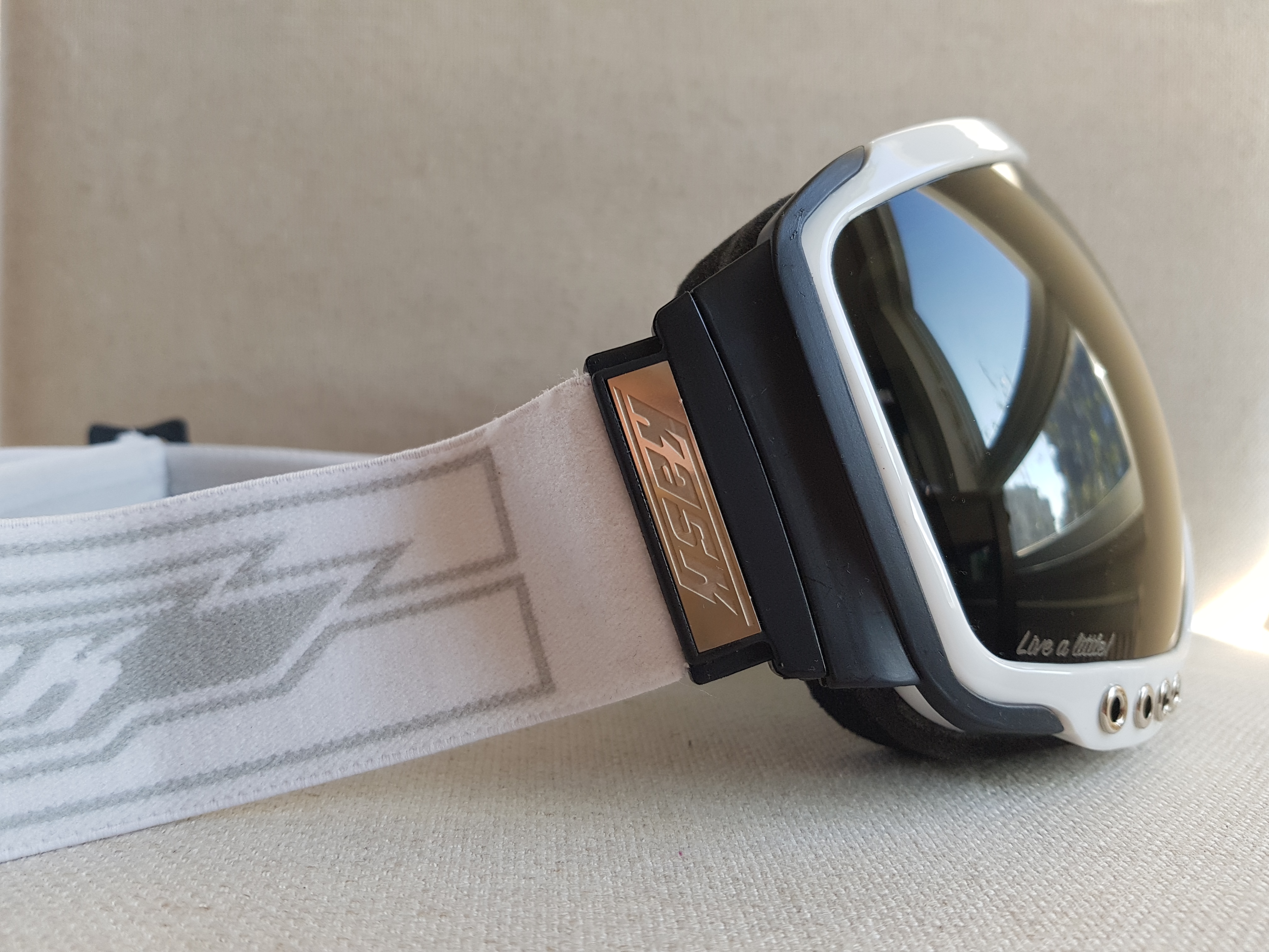 VZOREK Lyžařské brýle KASK - MASK 4 BW, černá/bílá VLT Cat 2 (ROZBALENO SKLADEM)