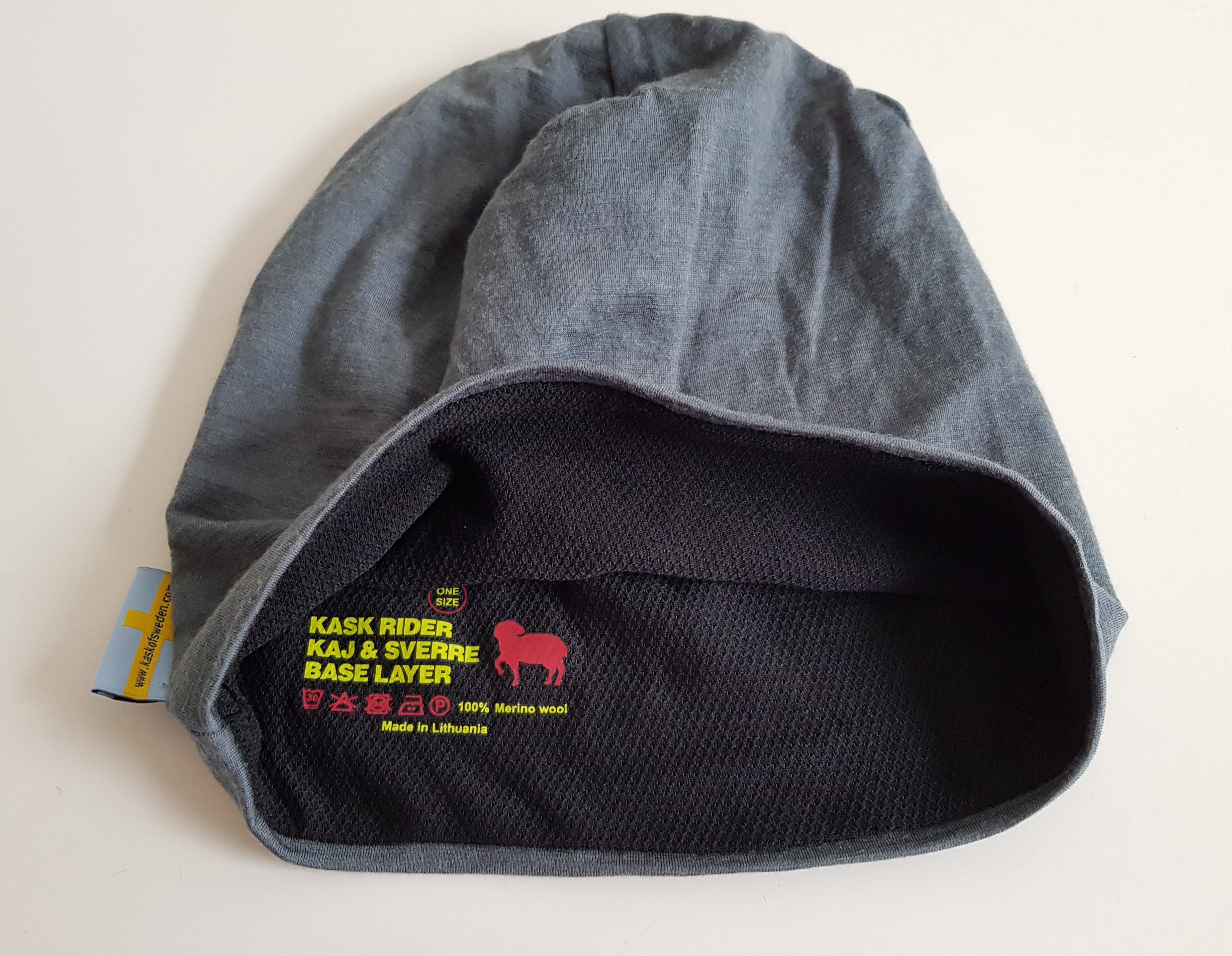 Merino čepice KASK - Fast, šedá (ROZBALENO SKLADEM)