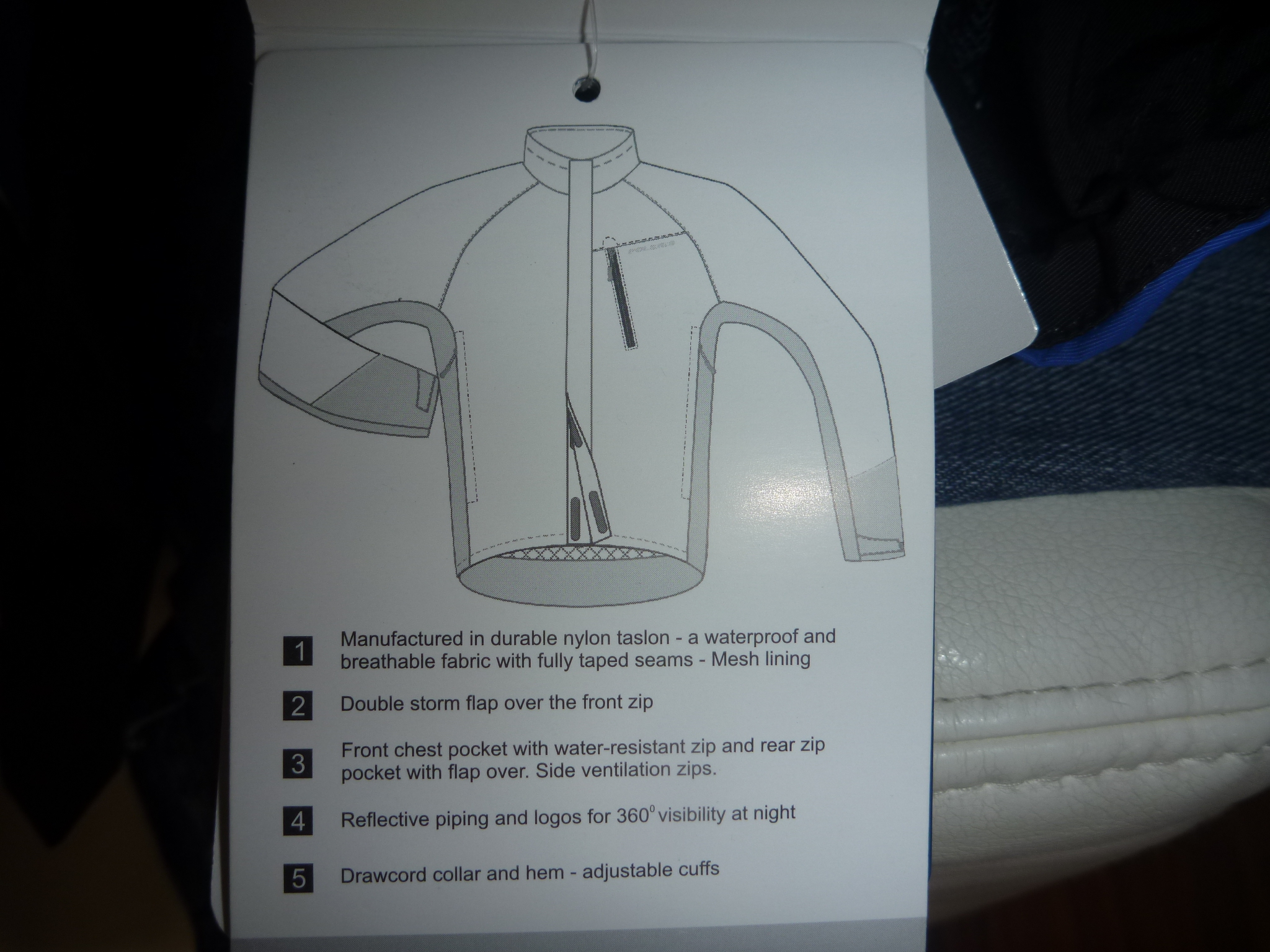 Nepromokavá bunda Polaris - Rush Jacket, modrá