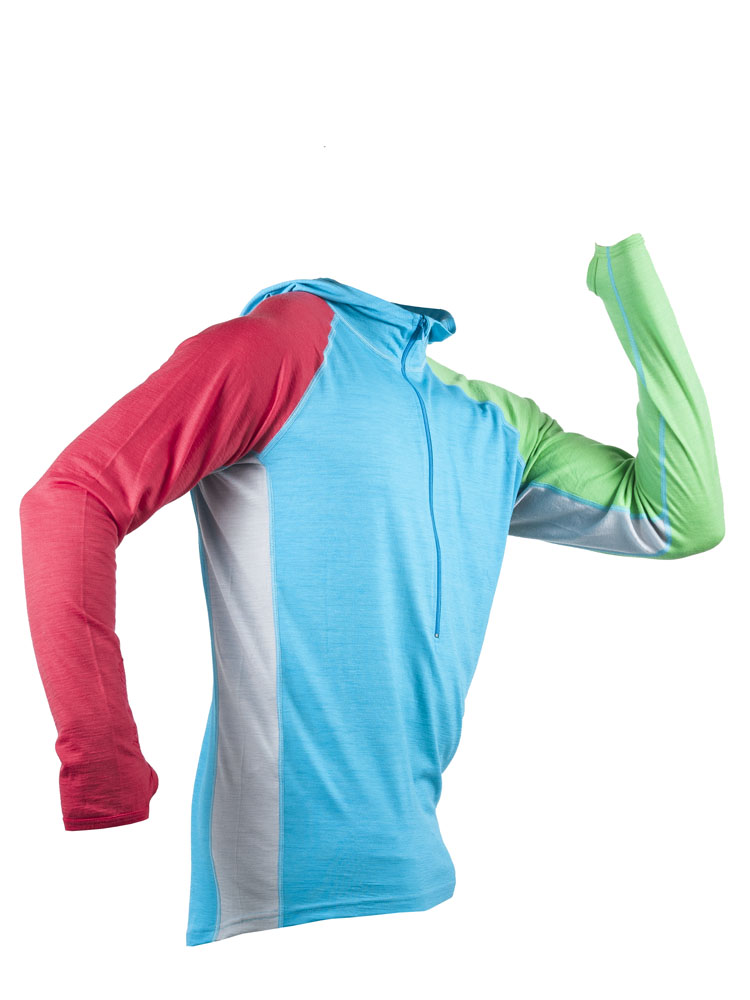 Pánské merino kraťasy KASK - Mens Shorts 160, světle modrá