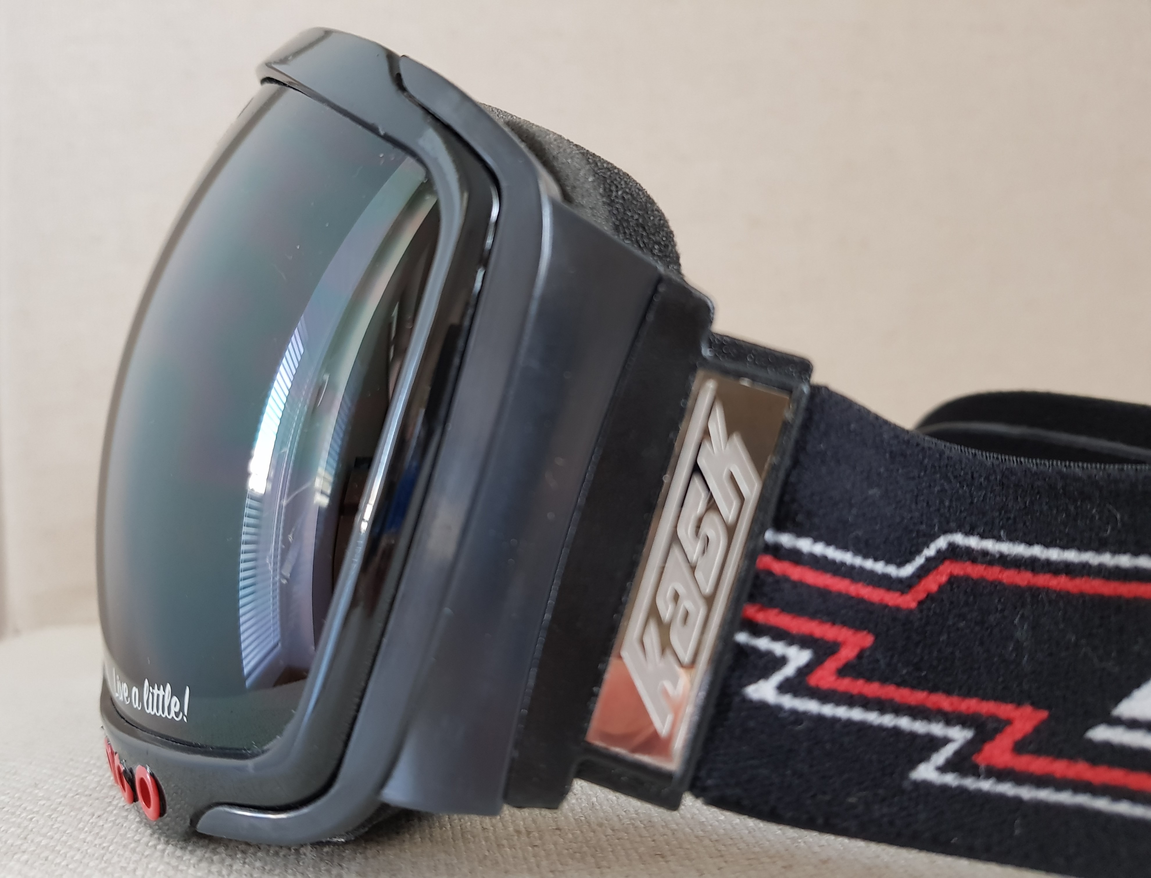 VZOREK Lyžařské brýle KASK - MASK 4 Rodder, černá VLT Cat 3(ROZBALENO SKLADEM)