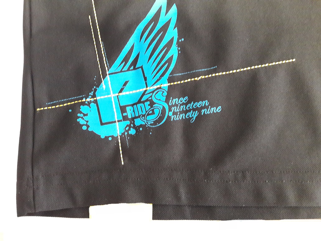 Pánský freeride dres Platzangst - P-Ride, černá/modrá