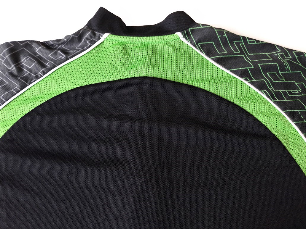 Pánský dres Platzangst - Single trail, černá/zelená