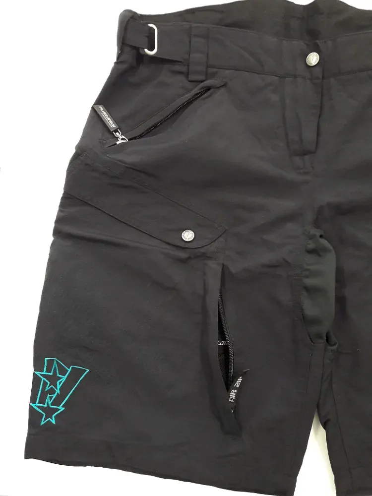 Dámské kraťasy Platzangst - Womens Trailcheck, černá