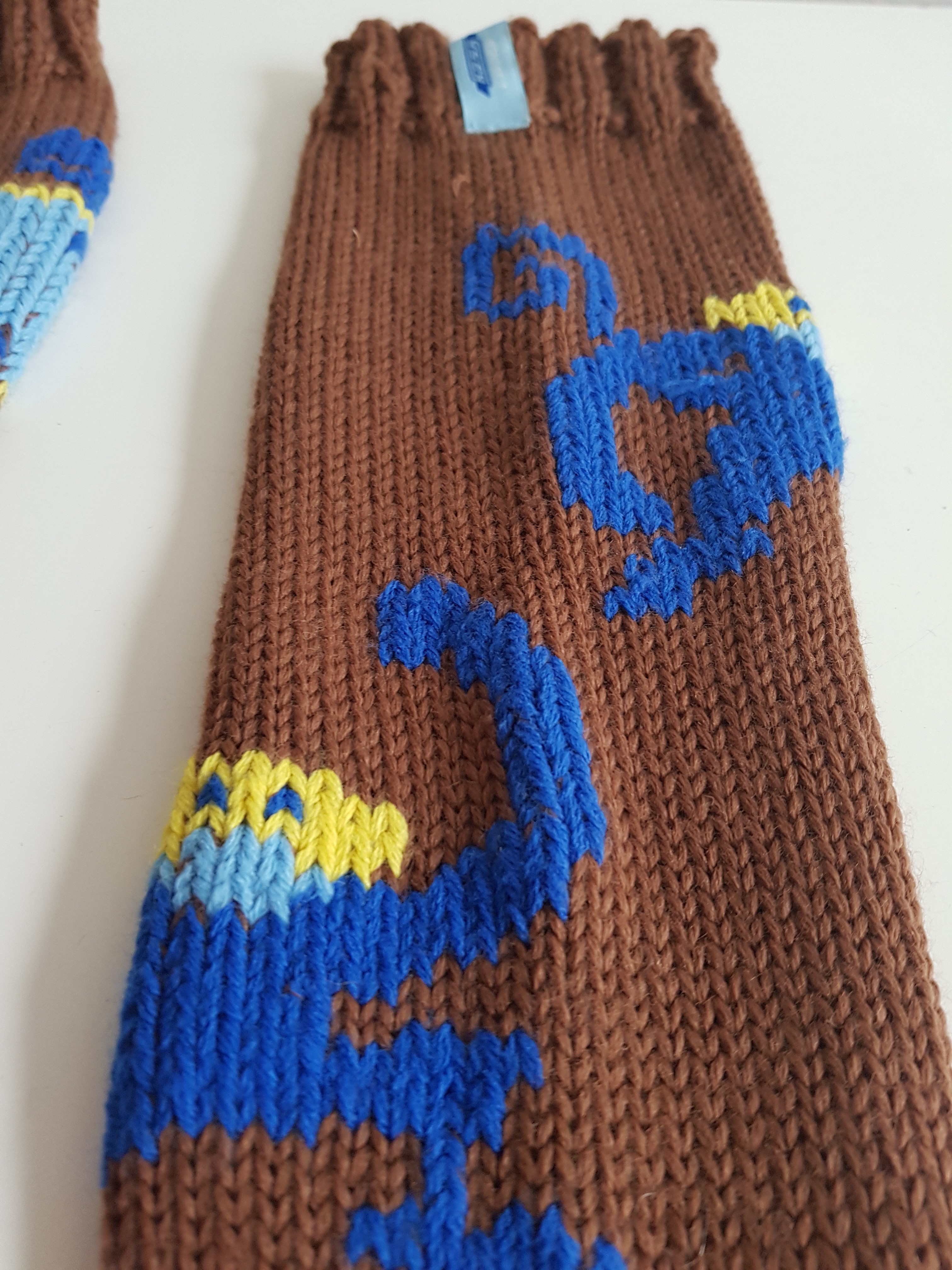 Pletené merino ponožky KASK - Apres Ski, hnědá