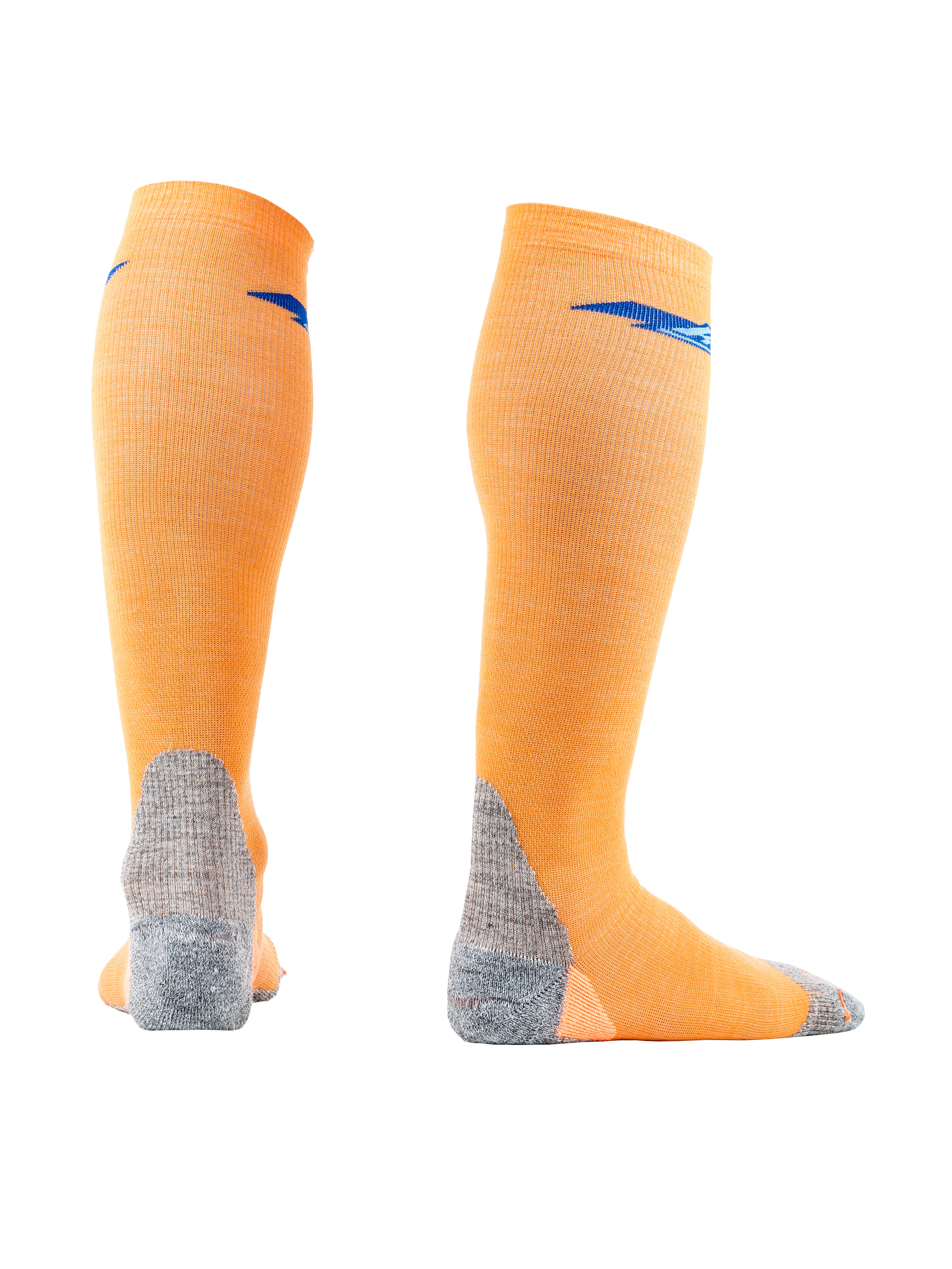 Merino ponožky KASK - Running, oranžová