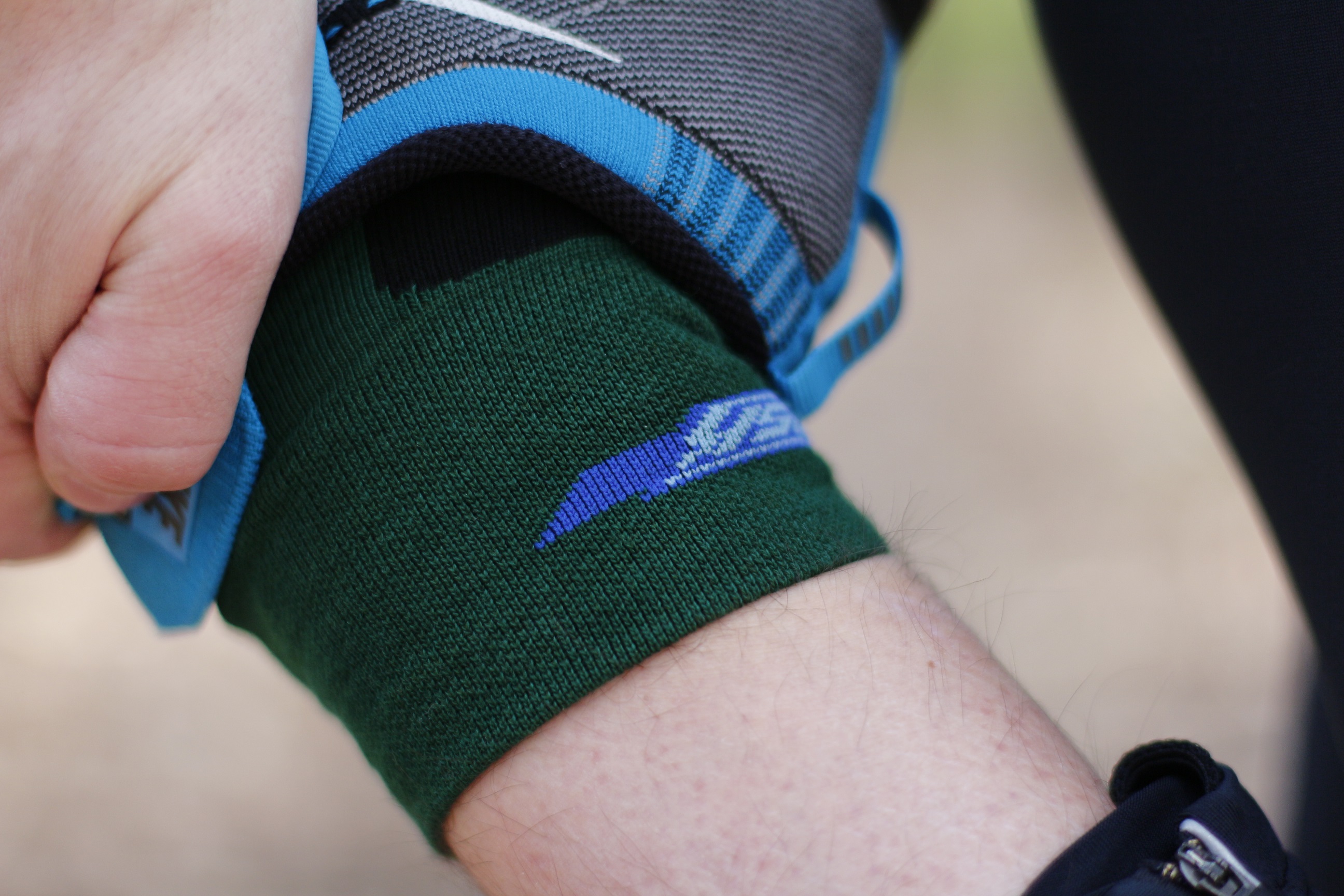 Pánské merino tričko KASK - Crew 160, tmavě zelená