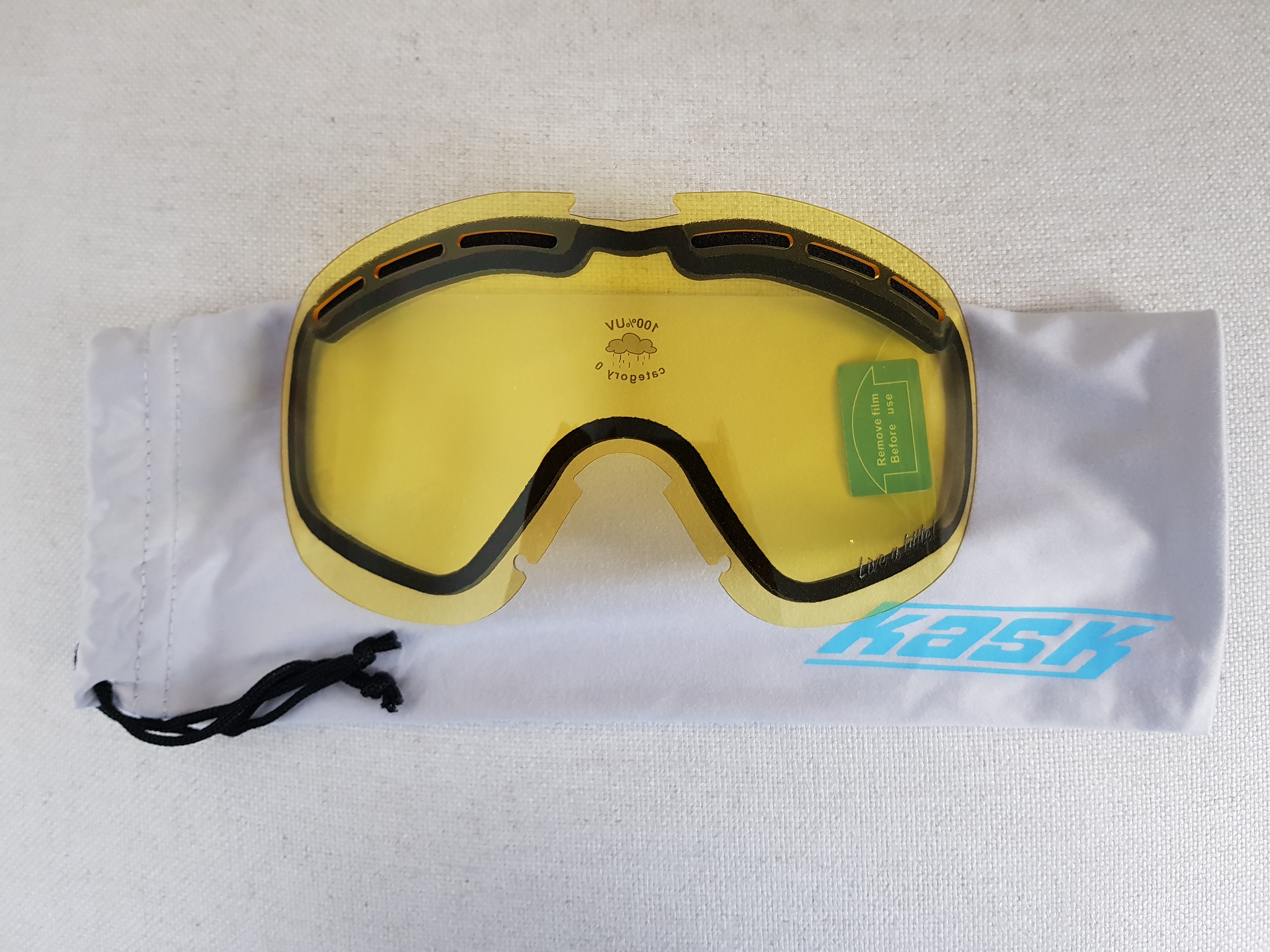 Lyžařské brýle KASK - MASK 2 Black, černá, VLT Cat 3