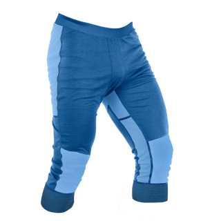 Pánské merino kalhoty KASK - Men Longjohn 3/4 HOT 160, denim blue