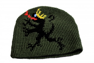 Háčkovaná čepice KASK - Lion Army