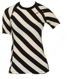 Dámské merino tričko KASK - Tee 160 Woman, zebra BW